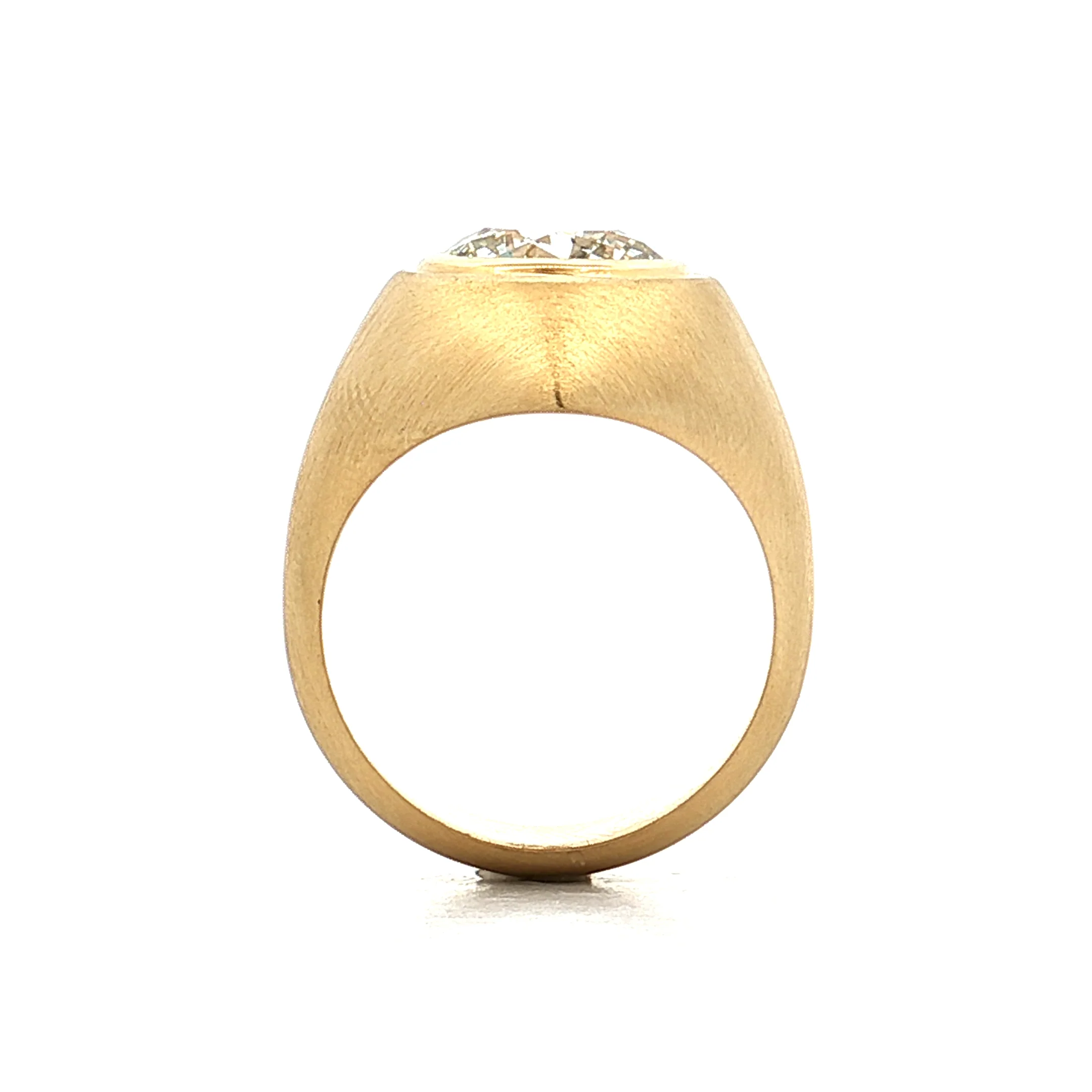 2.74 Round Brilliant Diamond Cocktail Ring 18k - Image 4
