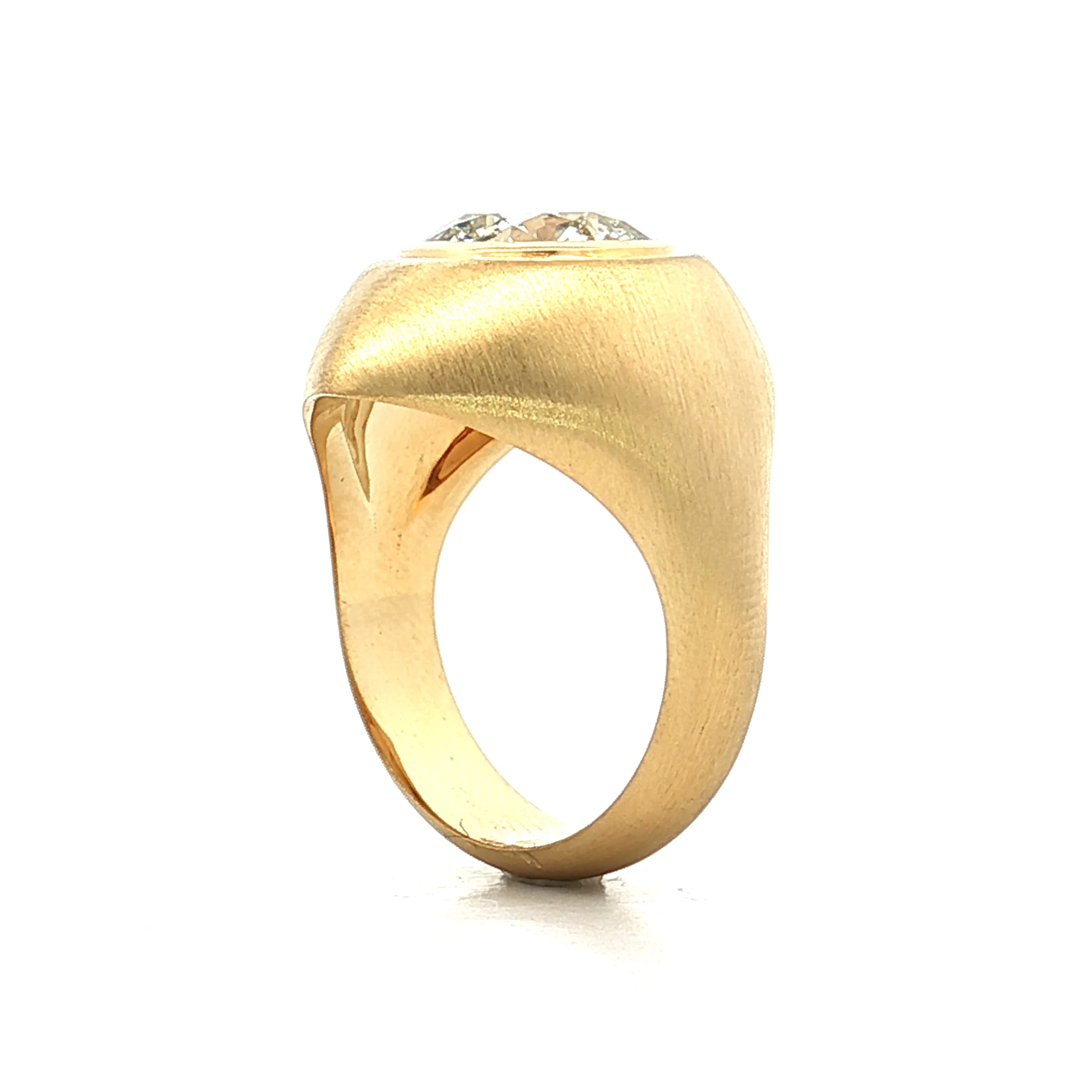 2.74 Round Brilliant Diamond Cocktail Ring 18k - Image 5