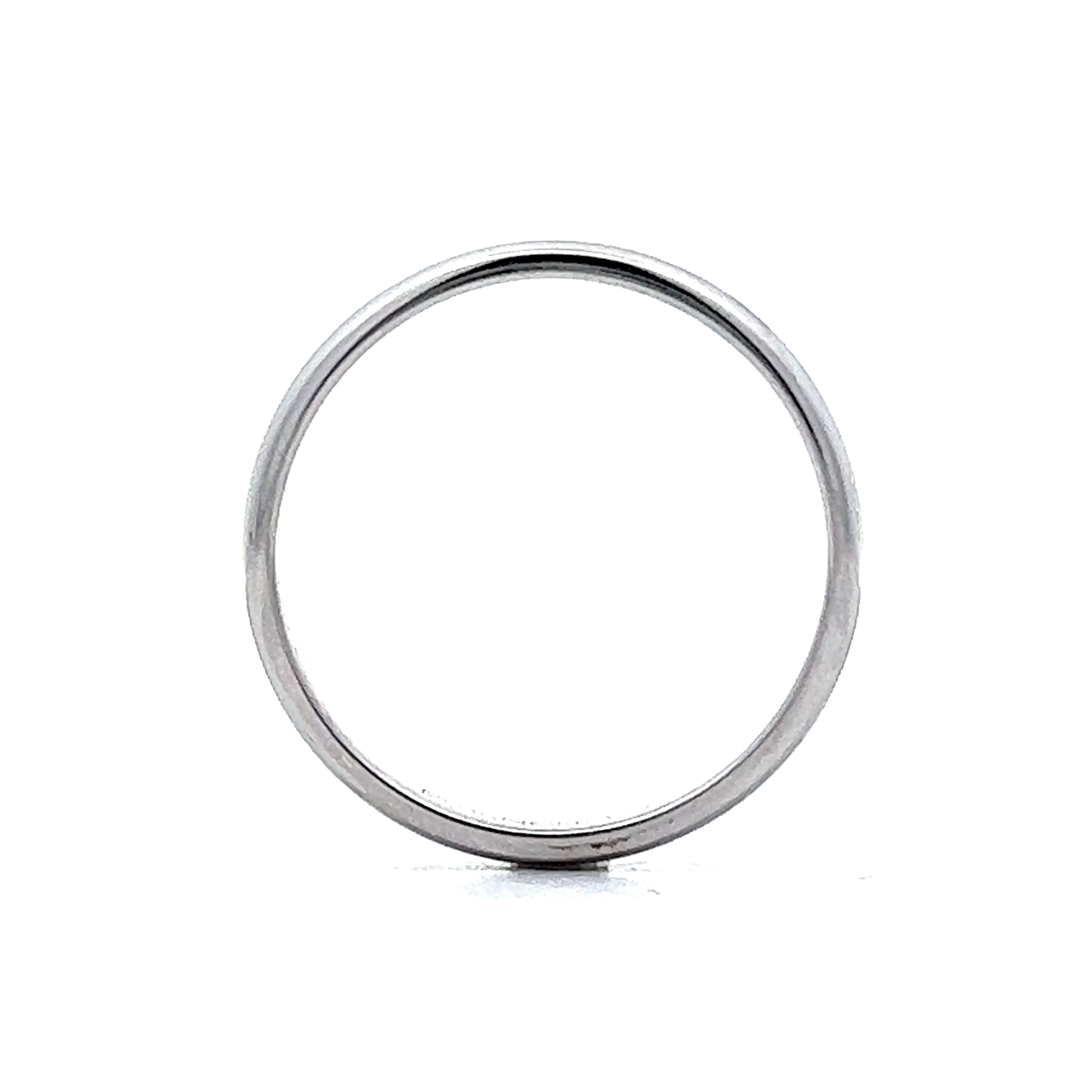 2.75mm Wedding Band in 14K White Gold - Image 4