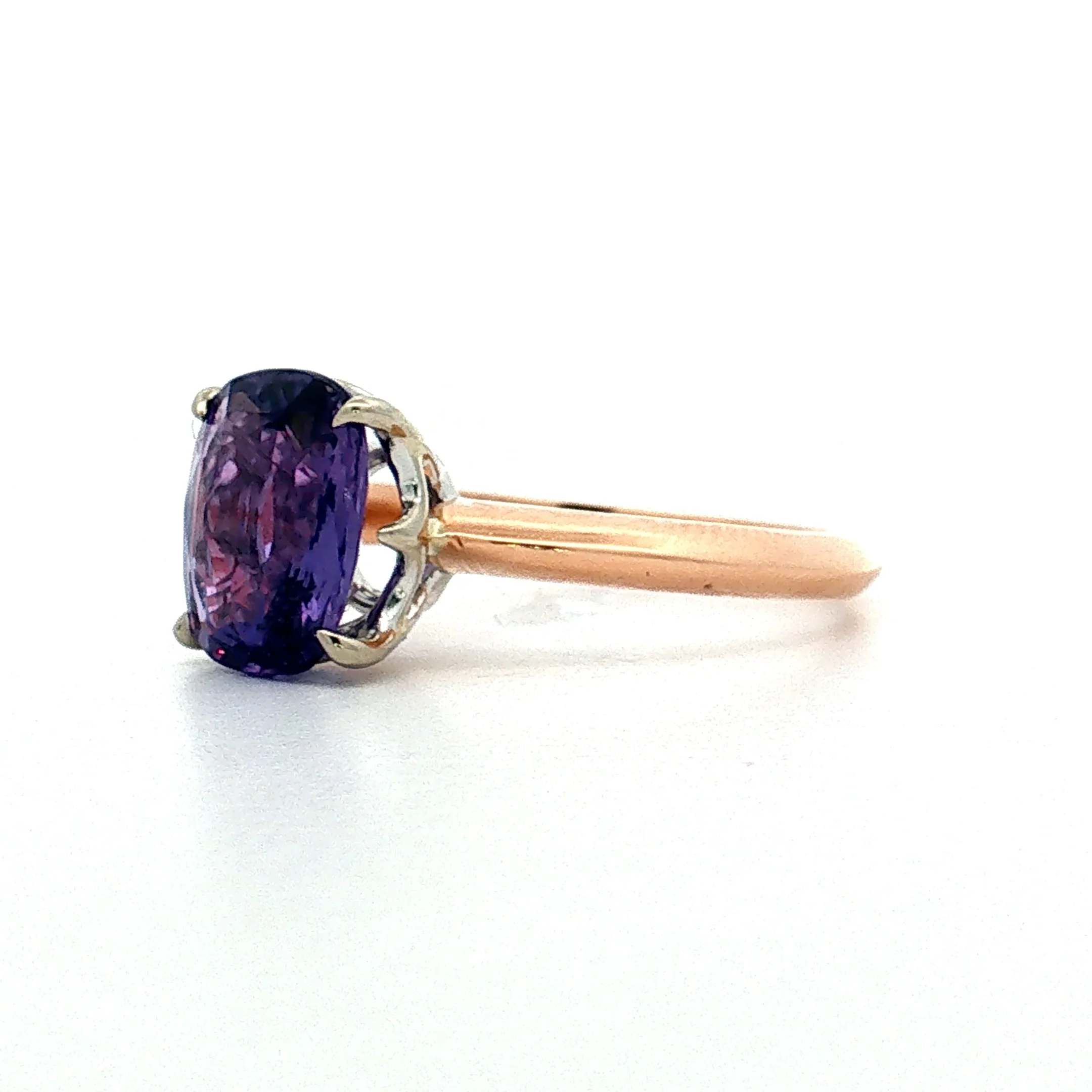 2.81 Cushion Sapphire Engagement Ring 18k - Image 2