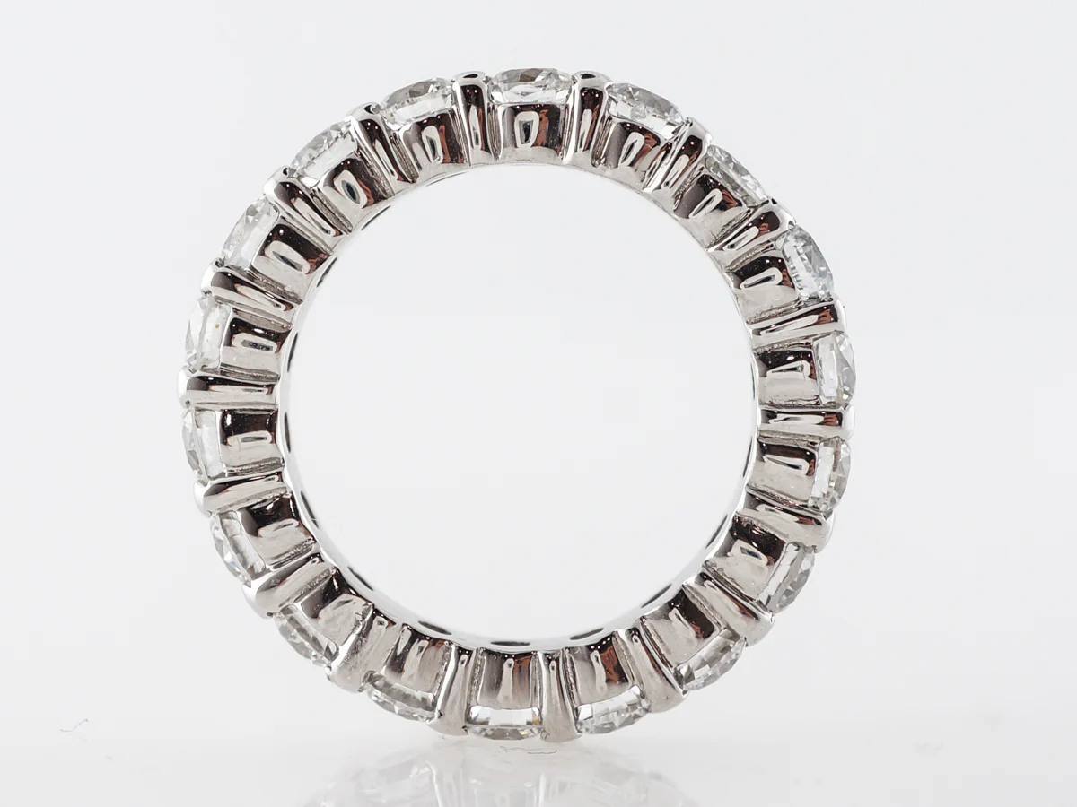 2.90 Carat Diamond Eternity Wedding Band in Platinum - Image 2