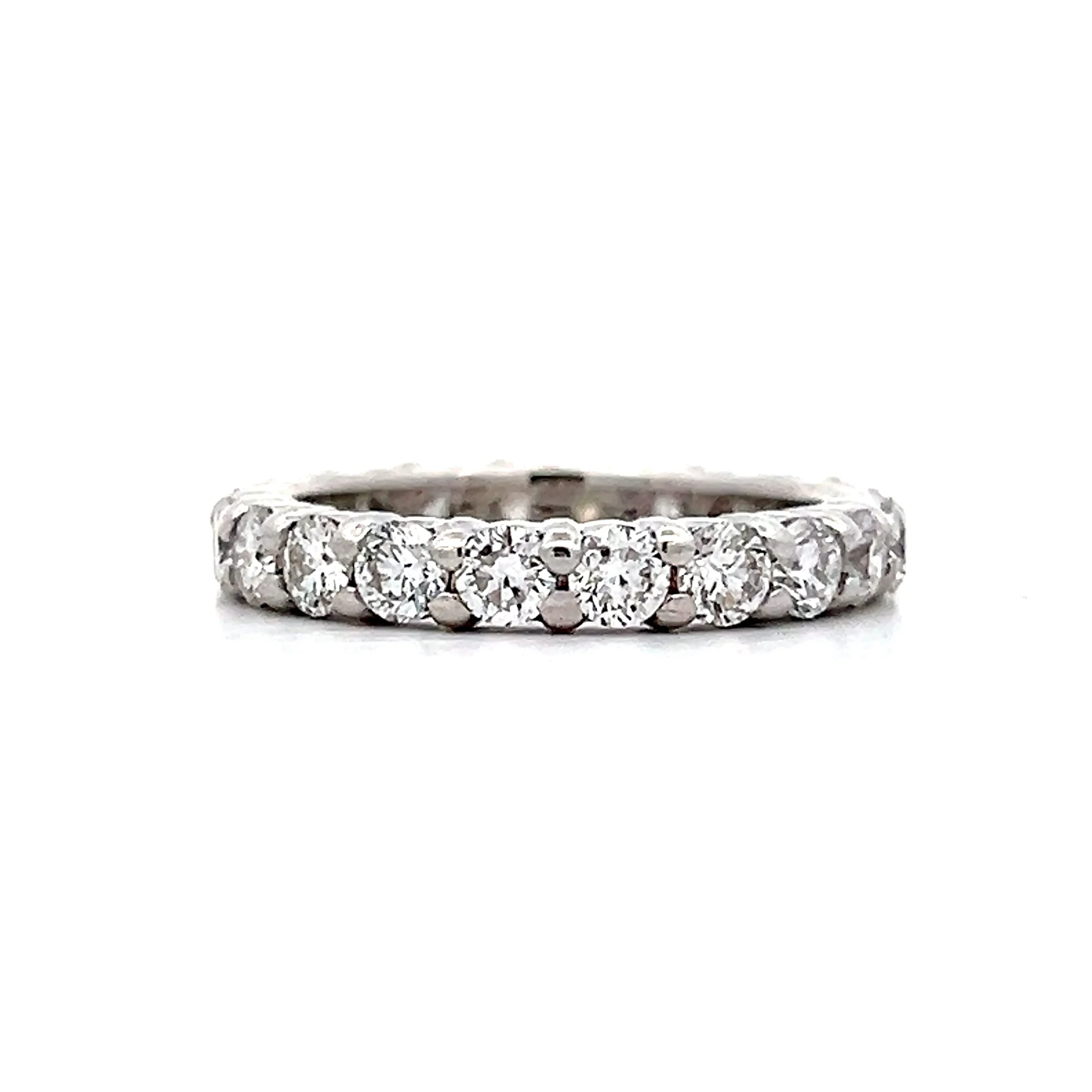 2 Carat Diamond Eternity Wedding Band in 14k - Image 3