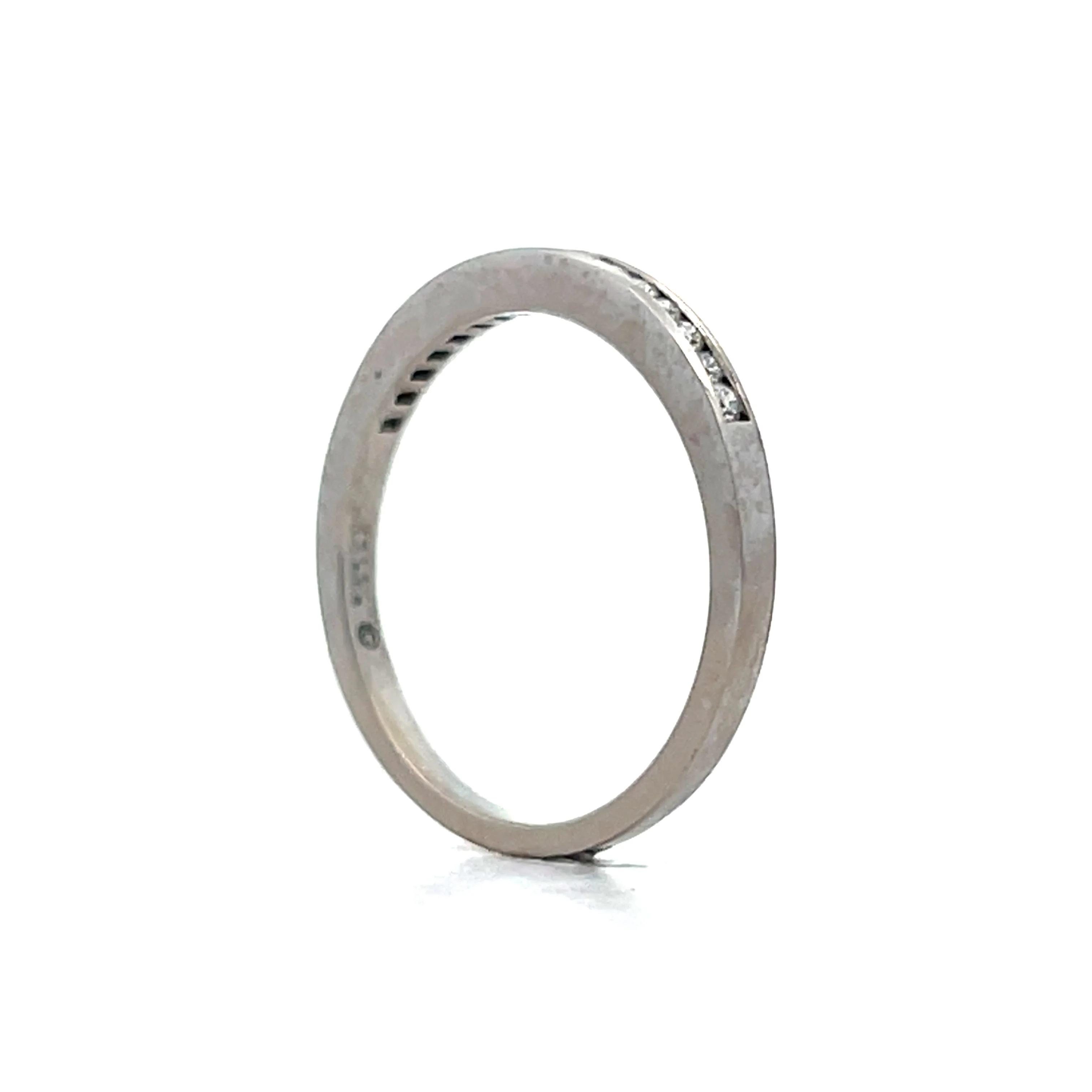.20 Channel Set Diamond Wedding Band in 18k - Image 5