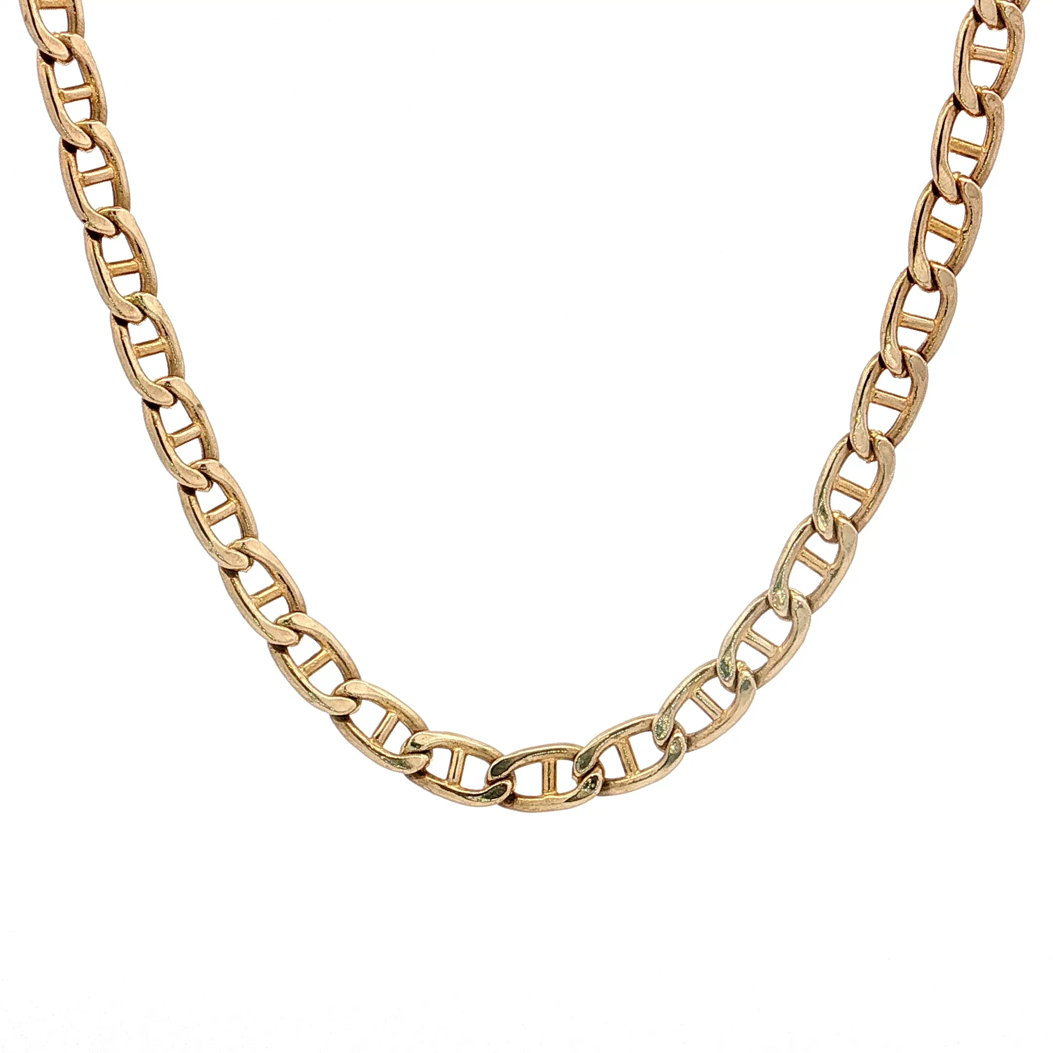 20" Mariner Link Chain Necklace 14k Yellow Gold