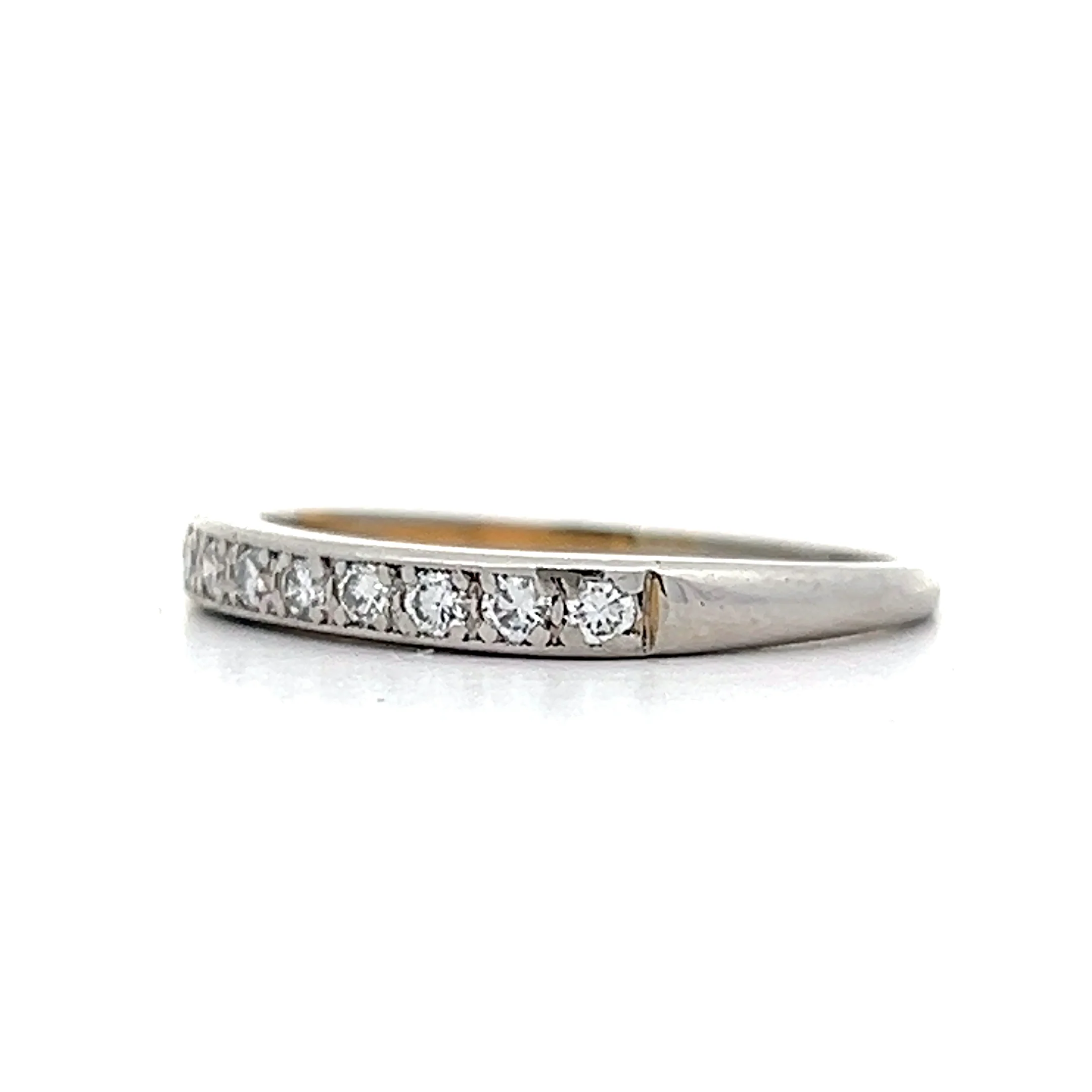 .20 Round Diamond Channel Set Band in Platinum - Image 2