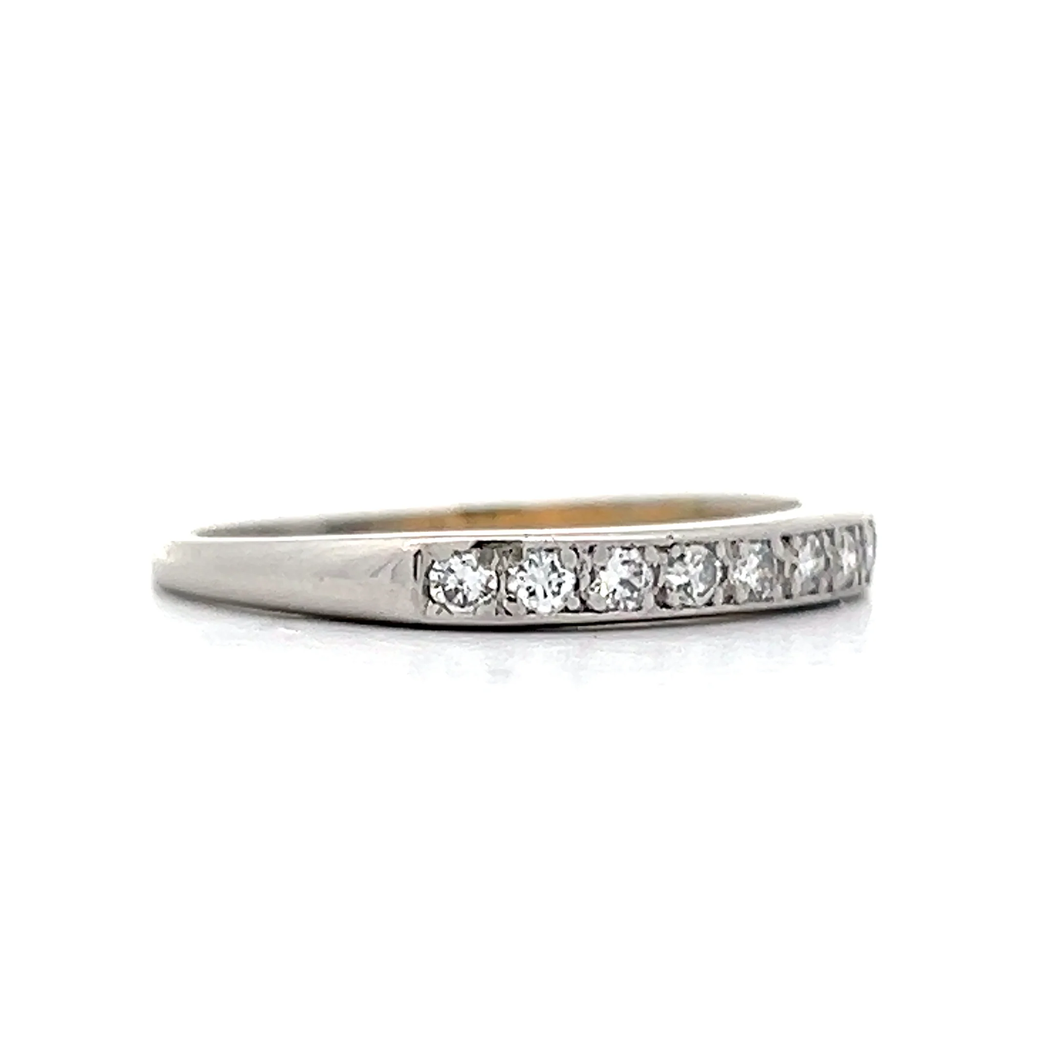 .20 Round Diamond Channel Set Band in Platinum - Image 3