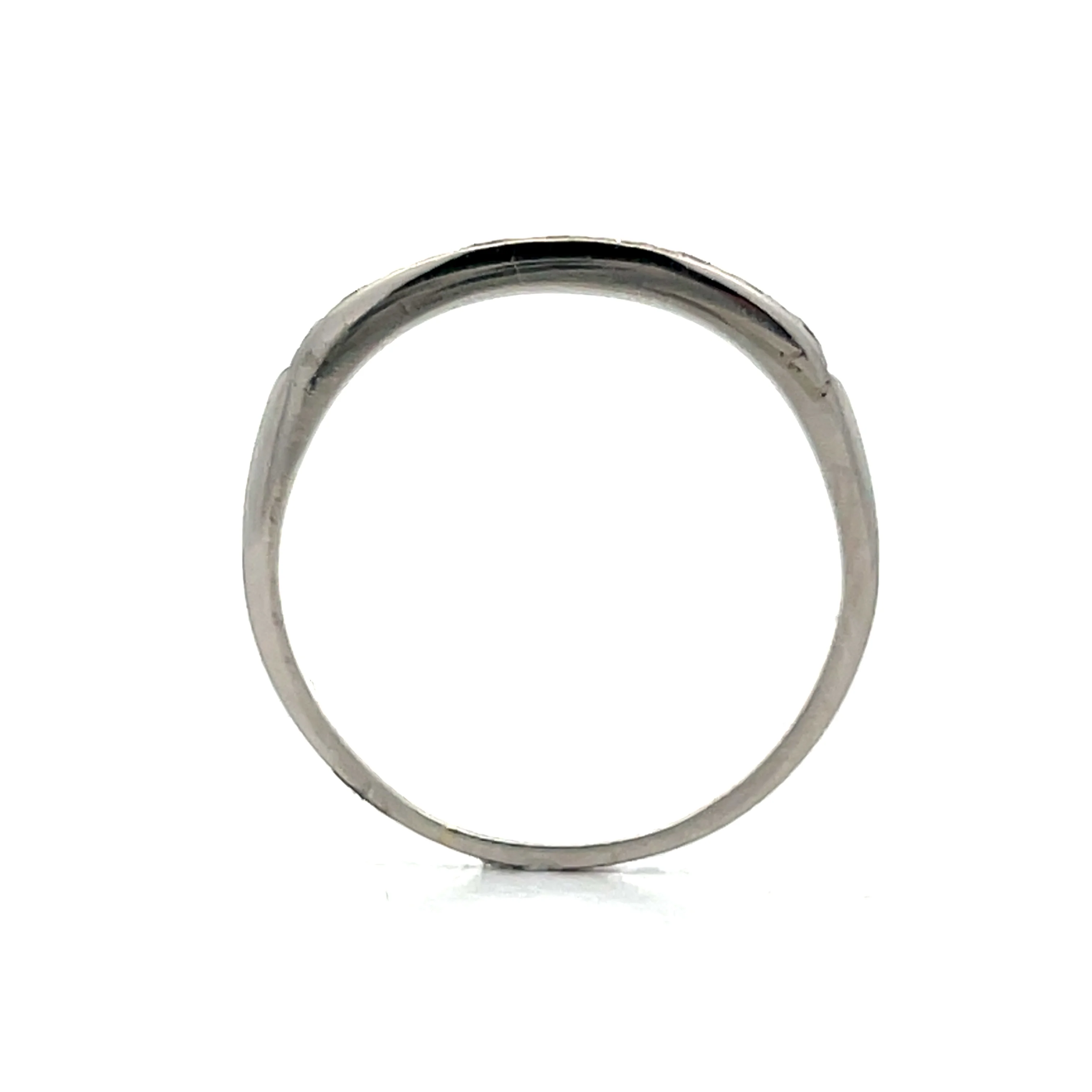 .20 Round Diamond Channel Set Band in Platinum - Image 4