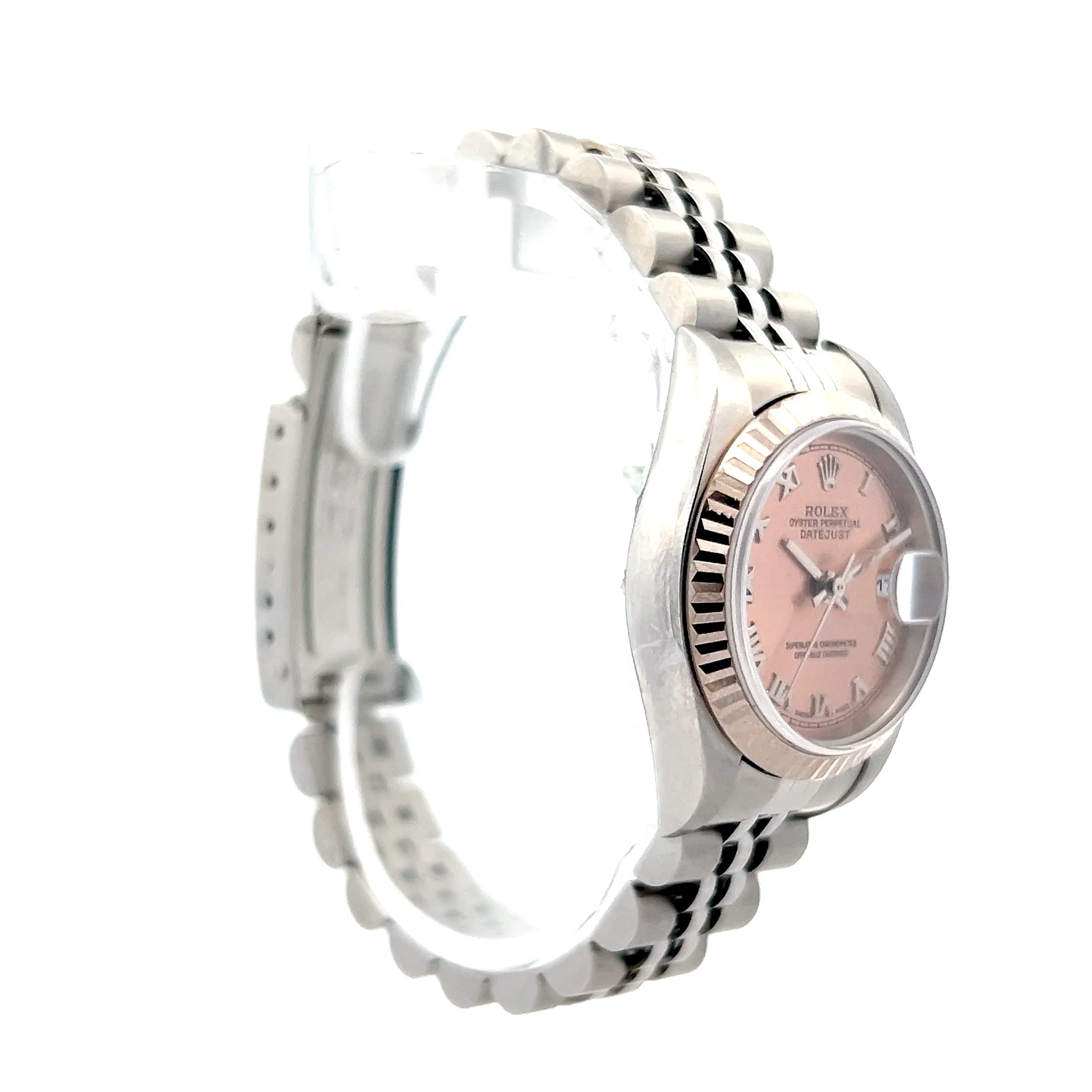 2002 Ladies Rolex Salmon Datejust 26mm 79174 Stainless Steel - Image 3