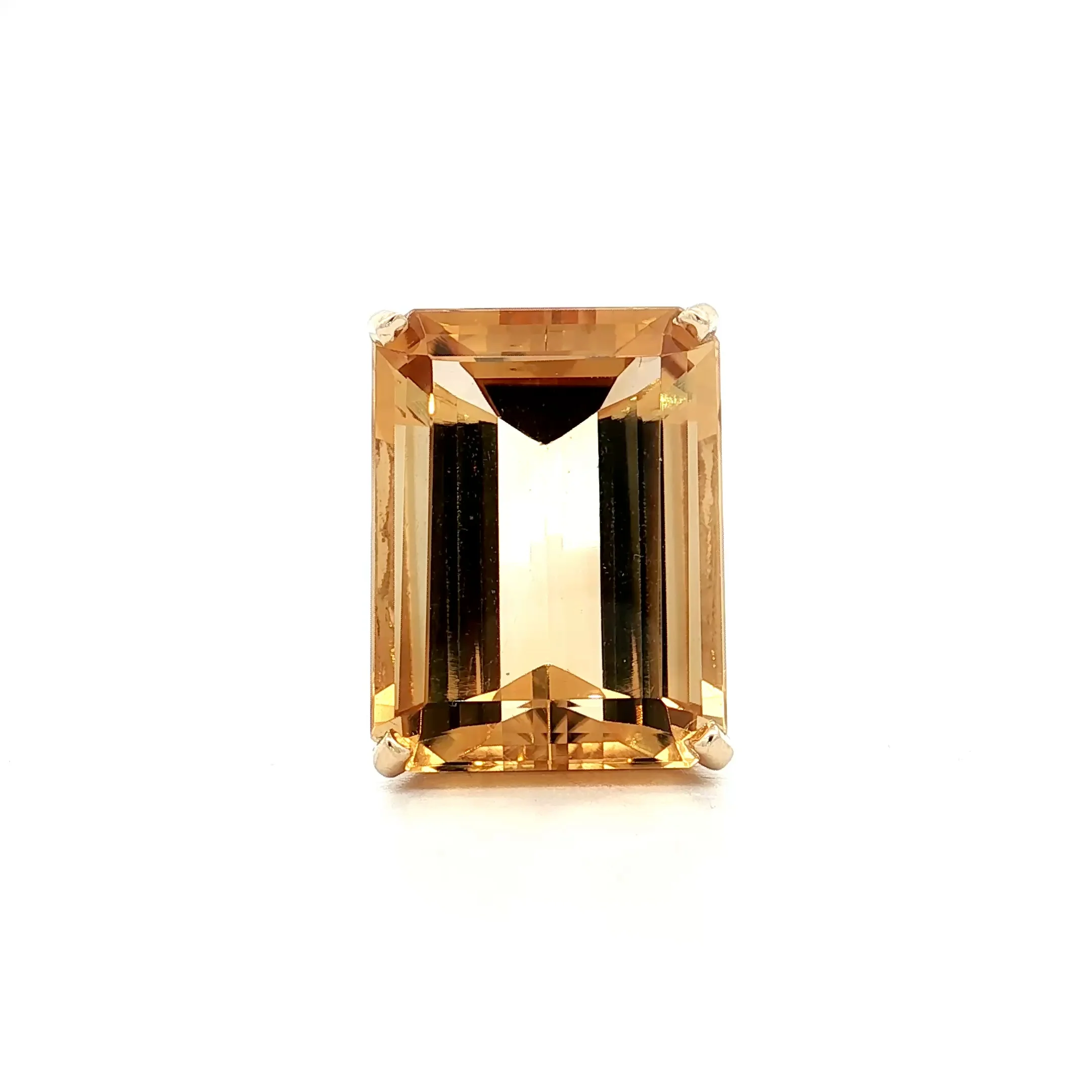 21.70 Filigree x Eleanor Leftwich Citrine Slider Pendant in 14k