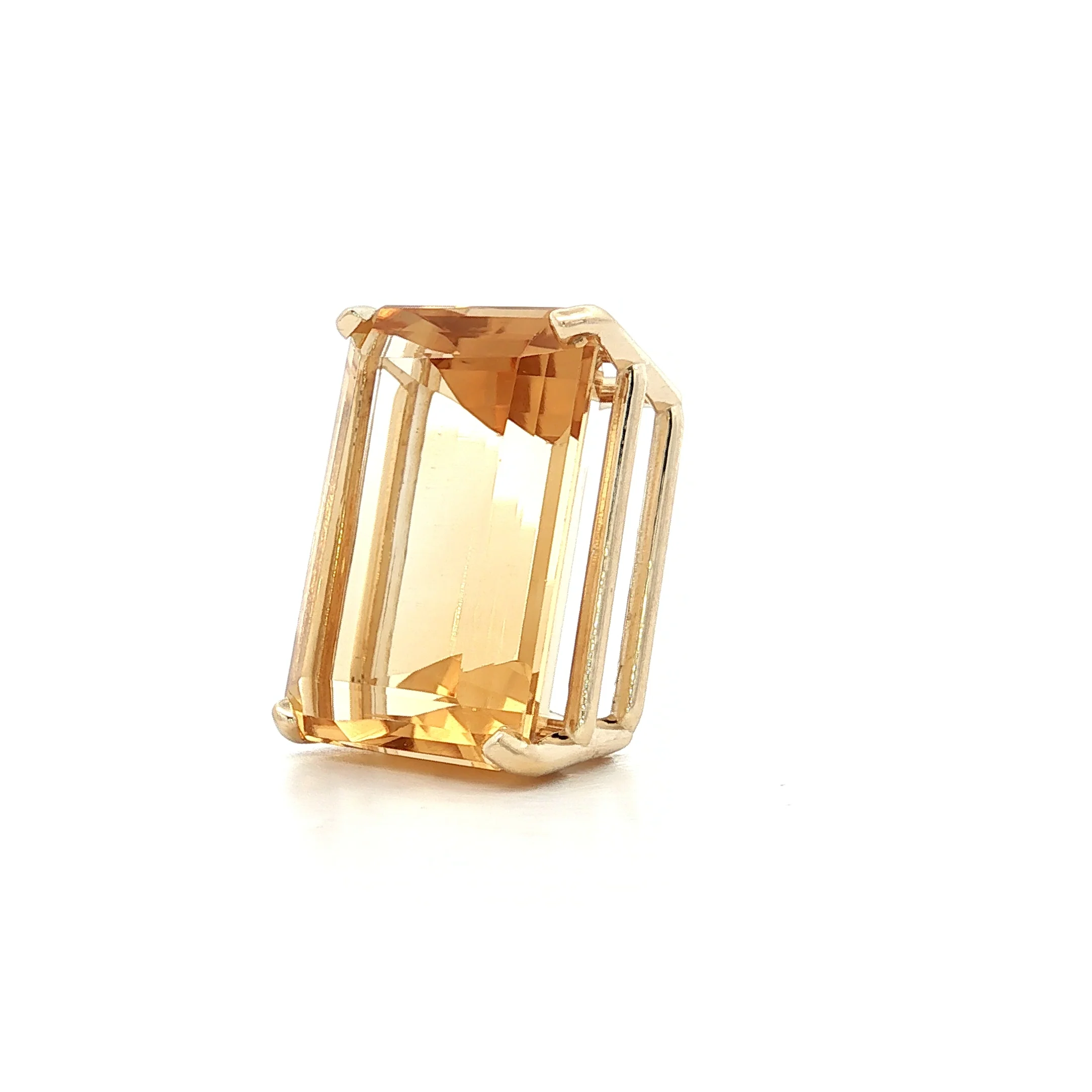 21.70 Filigree x Eleanor Leftwich Citrine Slider Pendant in 14k - Image 2