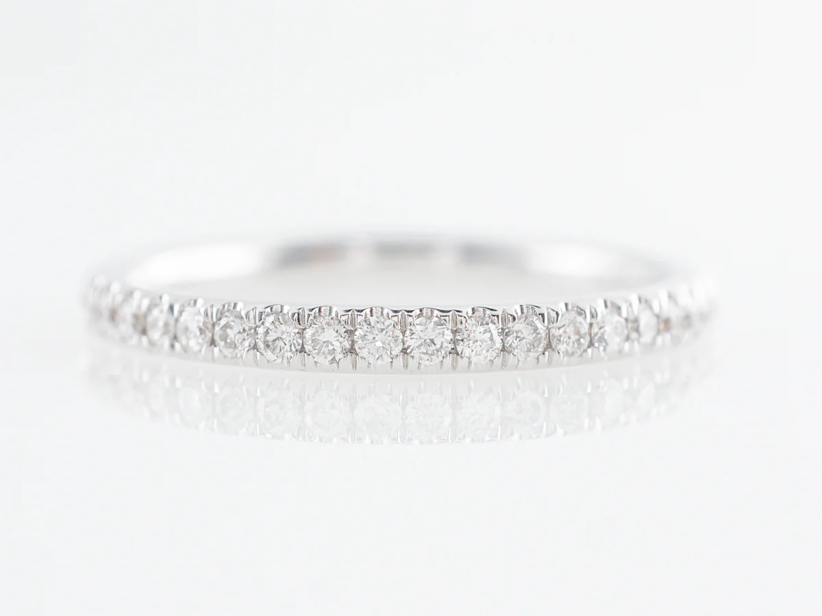 .21 Diamond Wedding Band in 14k White Gold