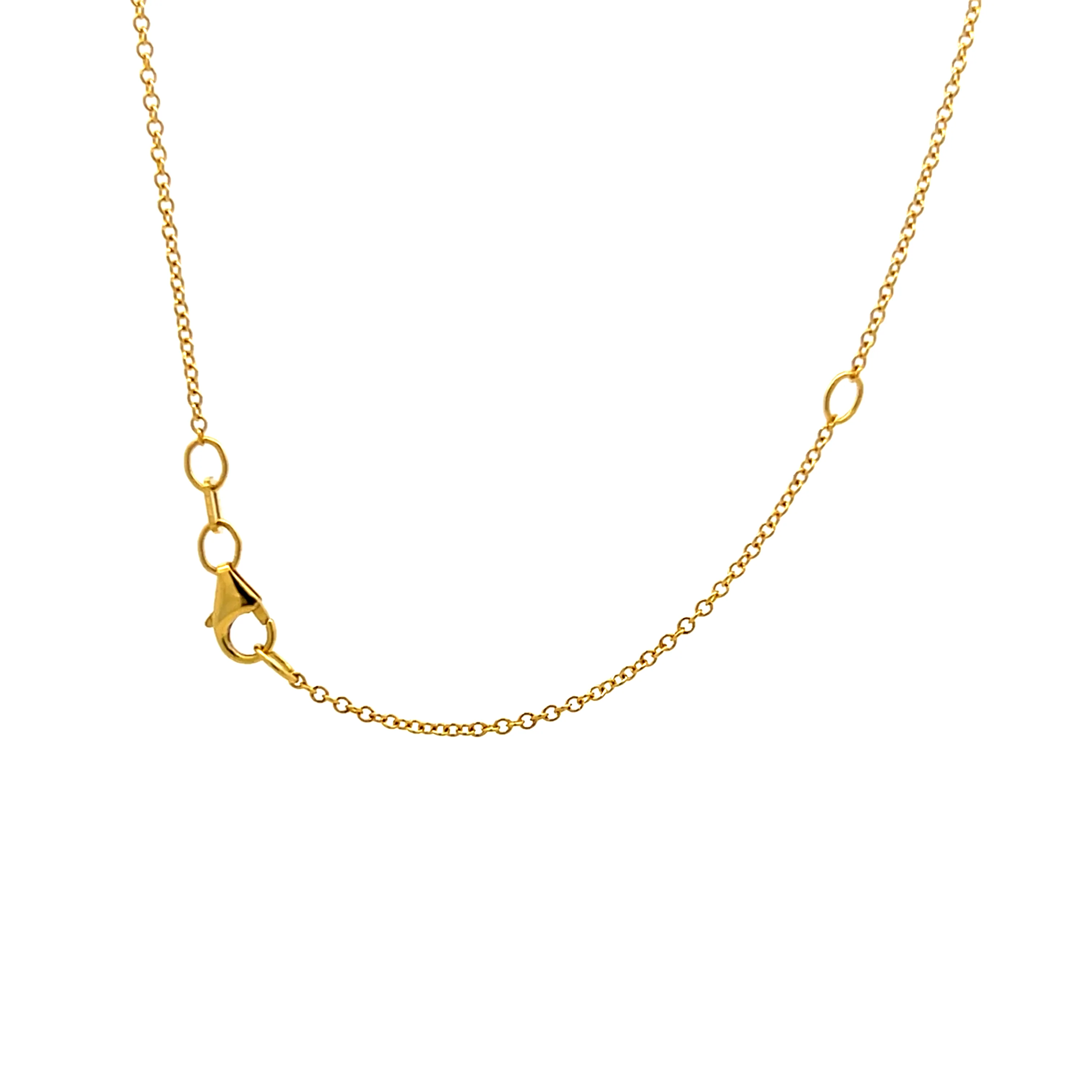 .24 Diamond Dragon Pendant in 14k Yellow Gold - Image 4