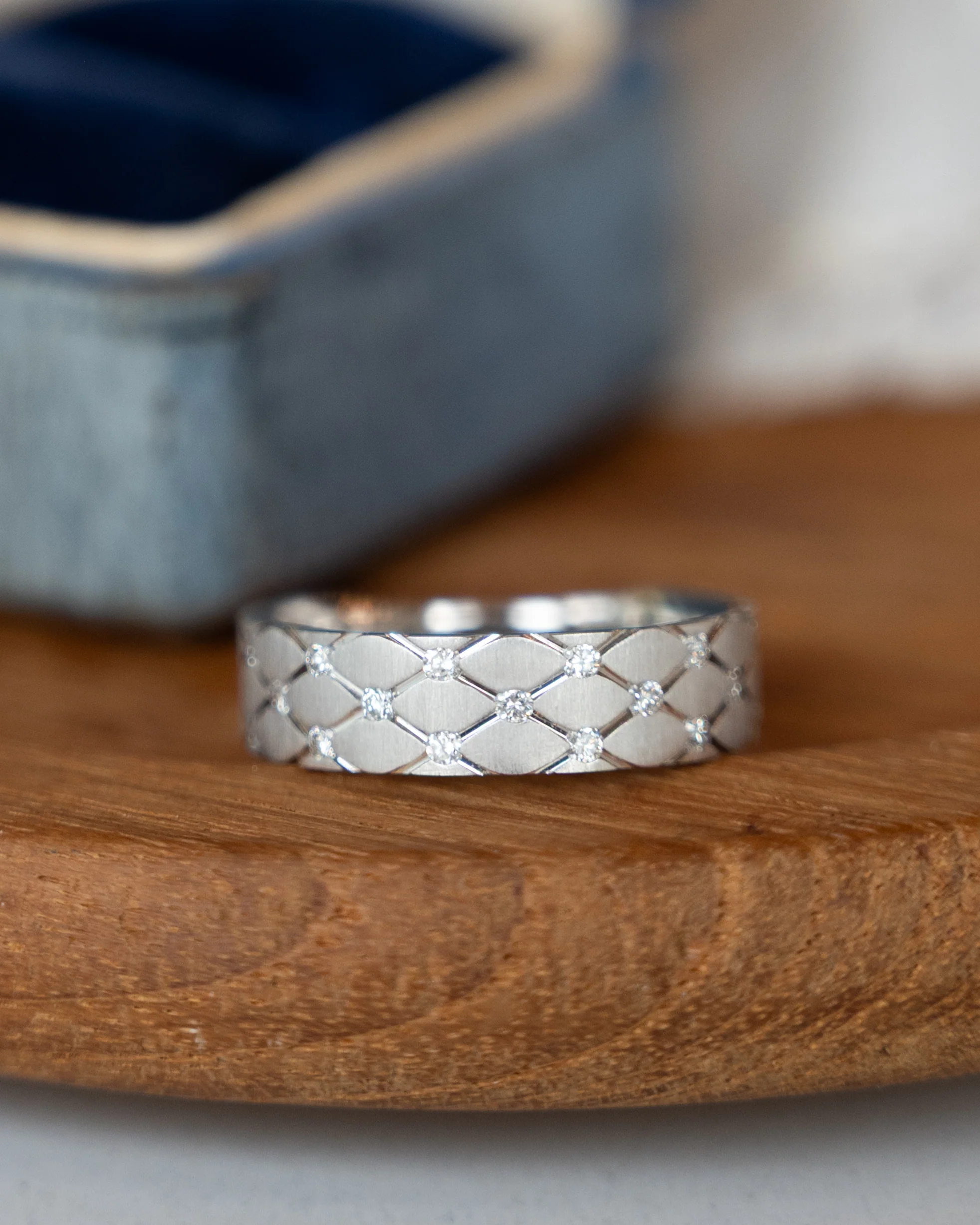 .25 Diamond Stacking Ring 14k White Gold - Image 6