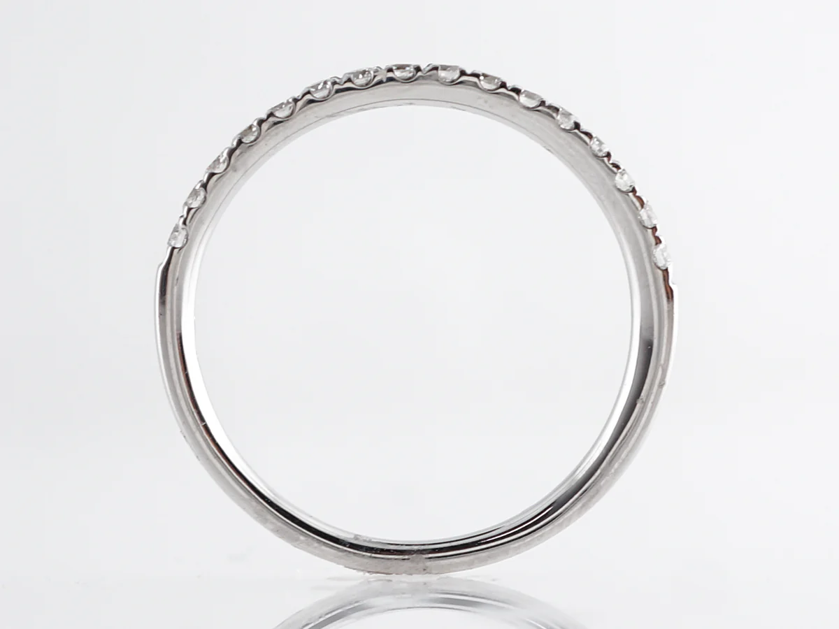 .27 Diamond Wedding Band in 14k White Gold - Image 4