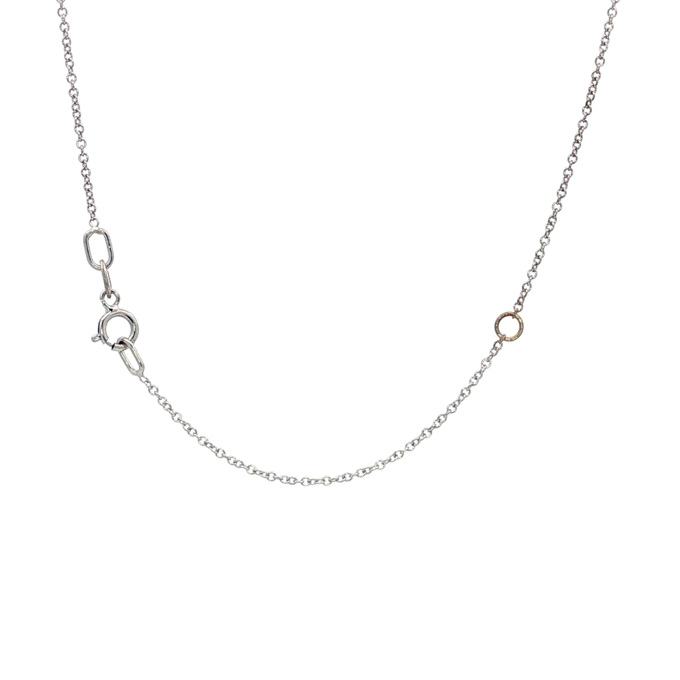 .28 Pear Diamond Pendant Necklace 14k White Gold - Image 4