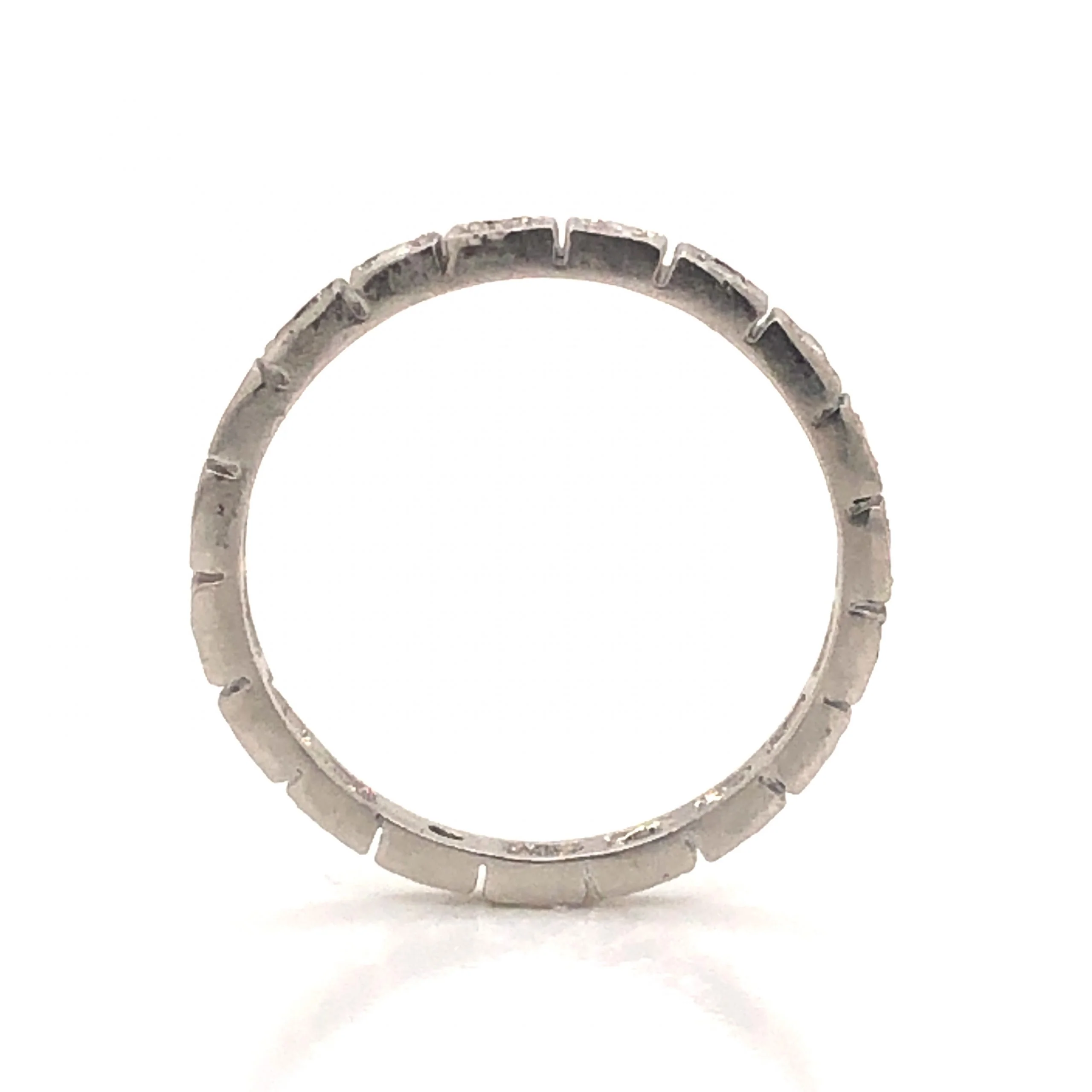 .29 Art Deco Diamond Eternity Wedding Band in Platinum - Image 4