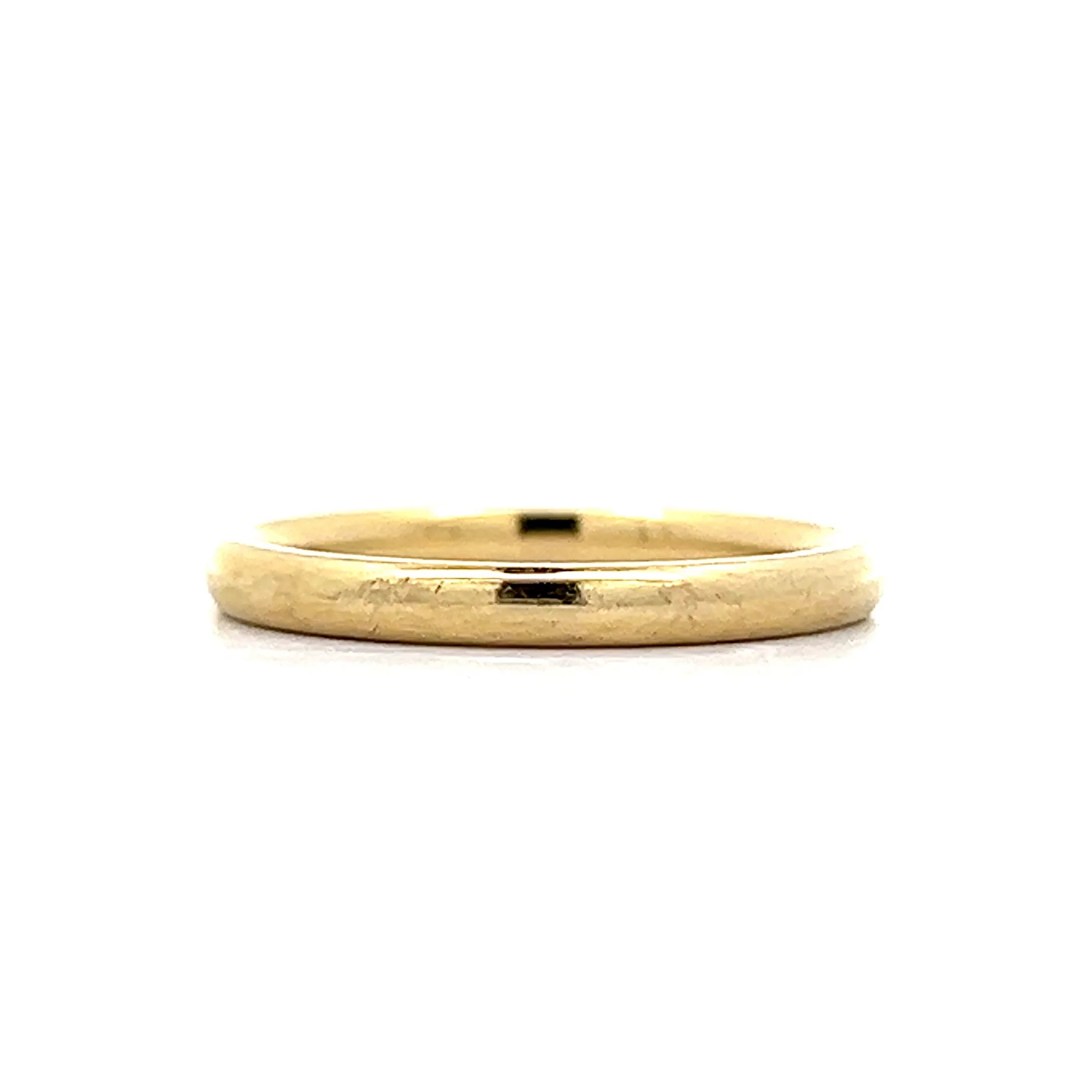2mm Classic Half Round Wedding Band in 18k - Image 3