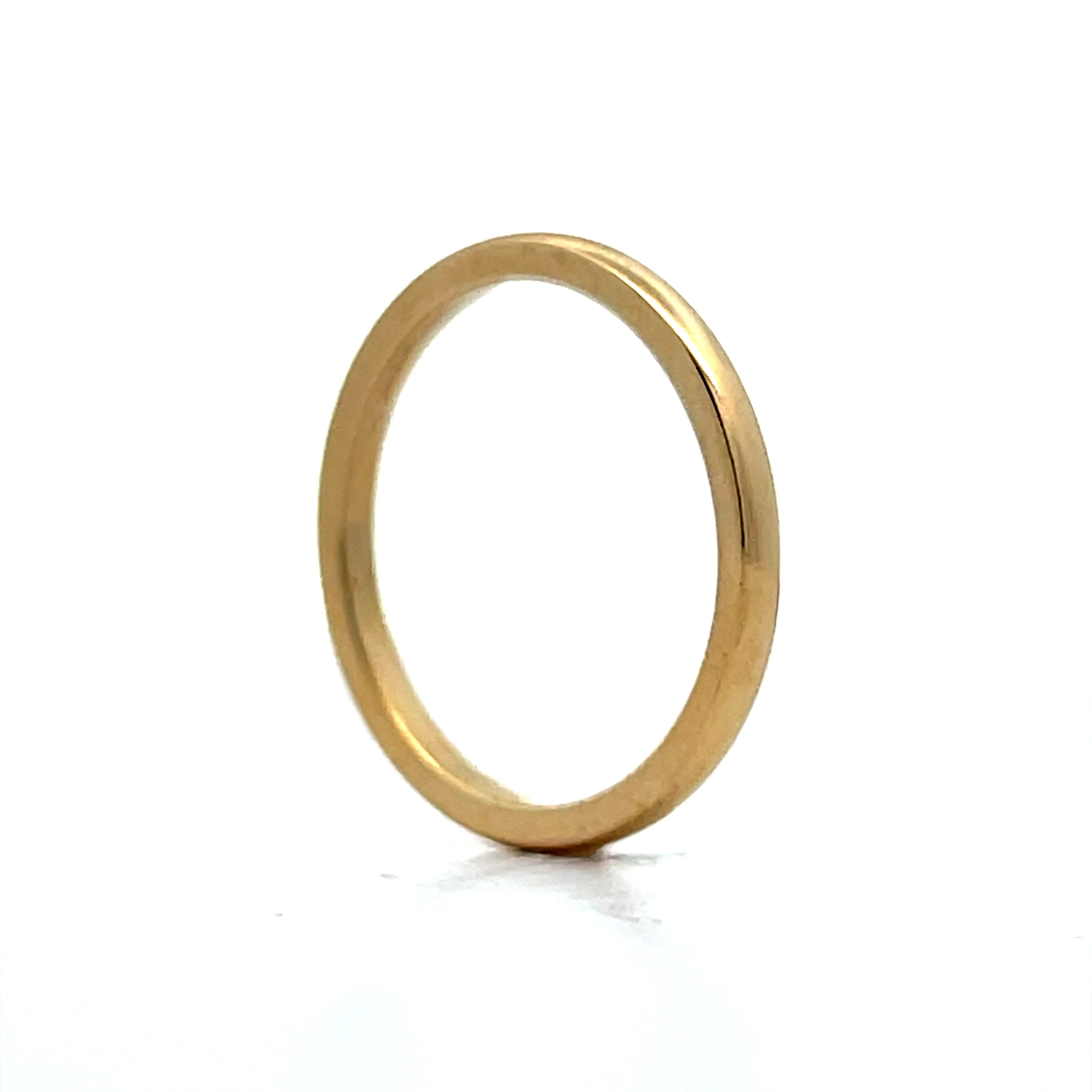 2mm Jabel Antique Wedding Band in 14k Yellow Gold - Image 5