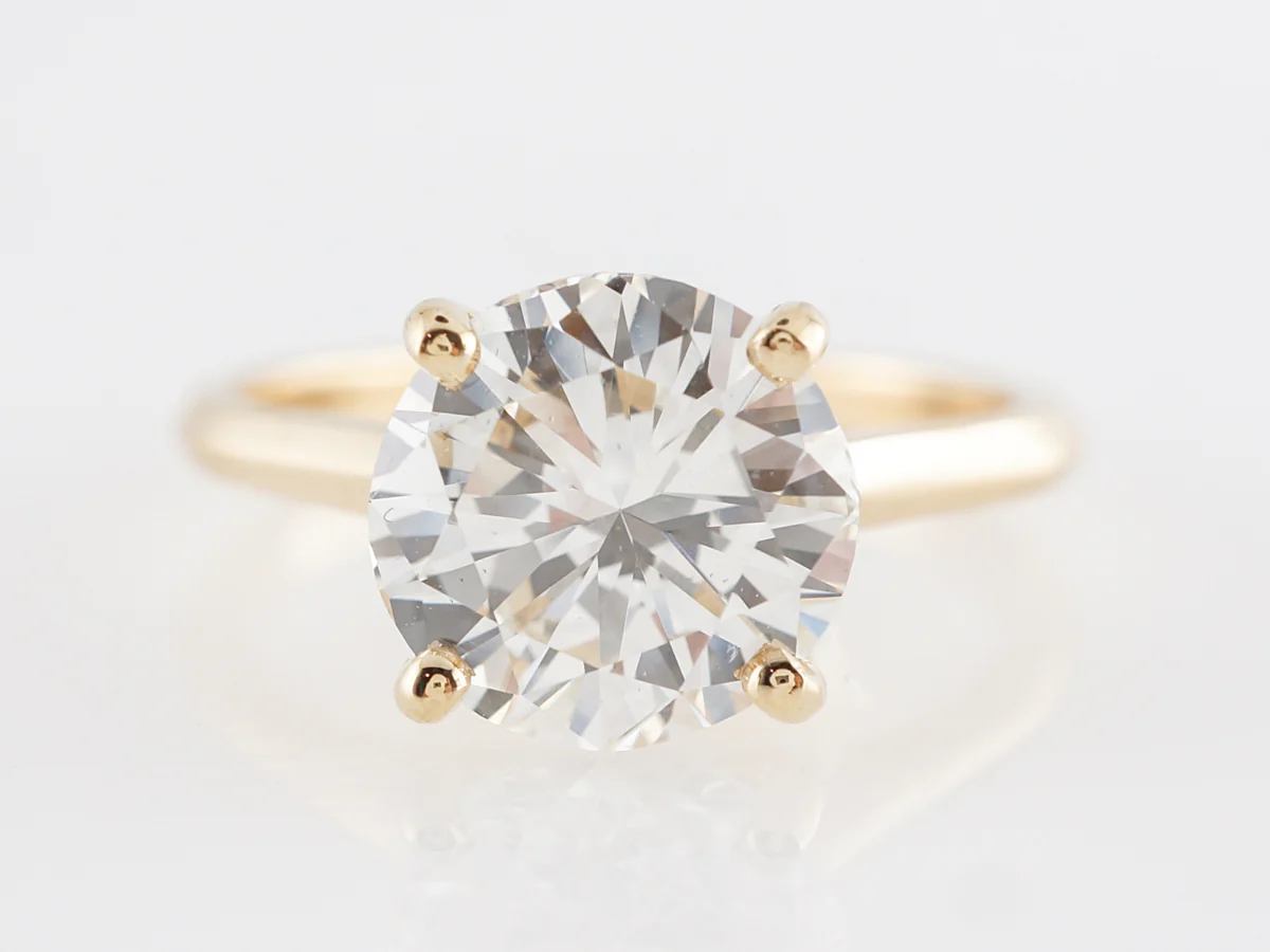 3 Carat GIA Certified Solitaire Diamond Engagement Ring