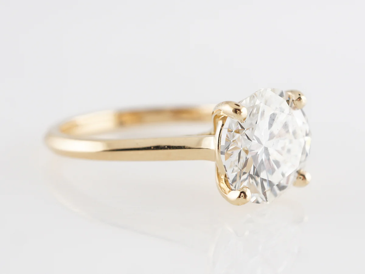 3 Carat GIA Certified Solitaire Diamond Engagement Ring - Image 3