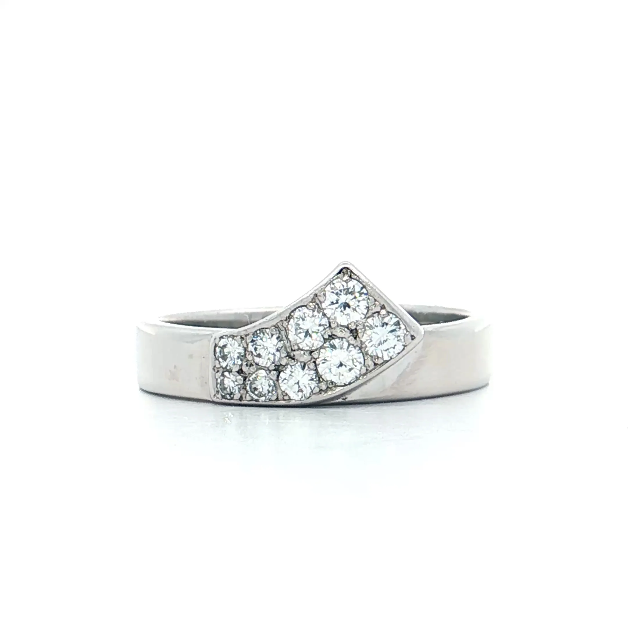 .30 Giertta Diamond Bypass Stacking ring 18k