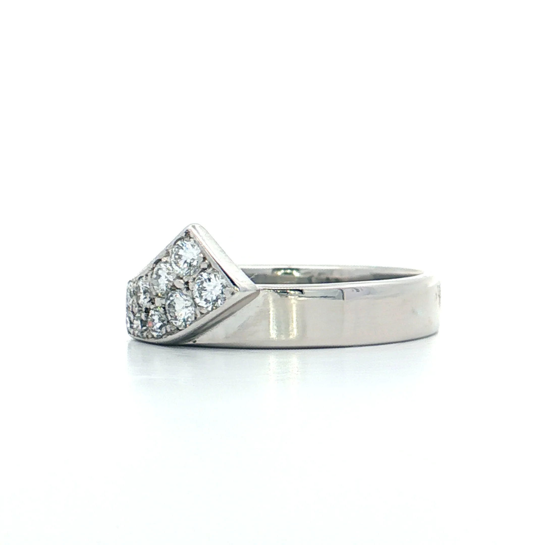 .30 Giertta Diamond Bypass Stacking ring 18k - Image 2