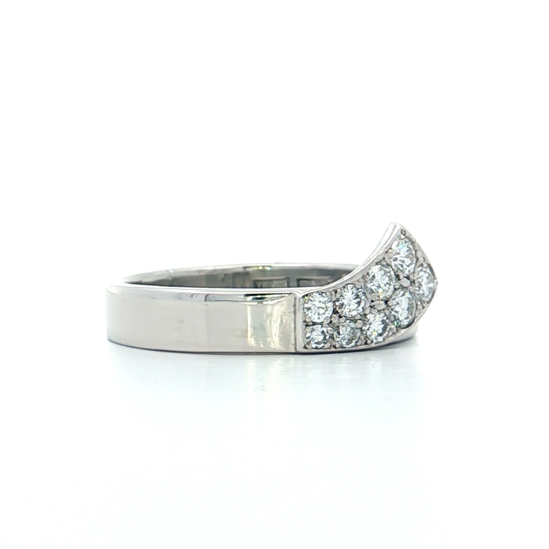 .30 Giertta Diamond Bypass Stacking ring 18k - Image 3