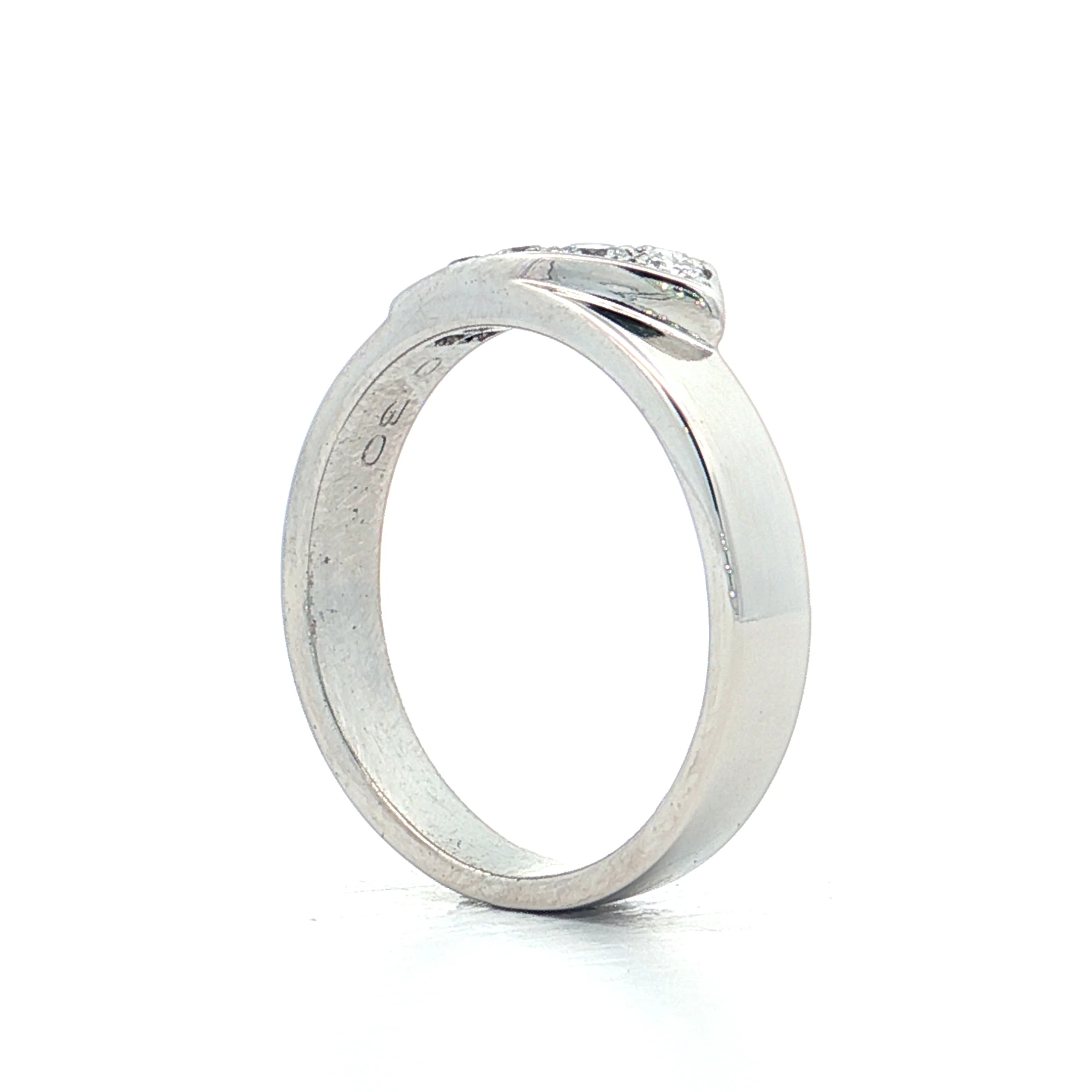.30 Giertta Diamond Bypass Stacking ring 18k - Image 5