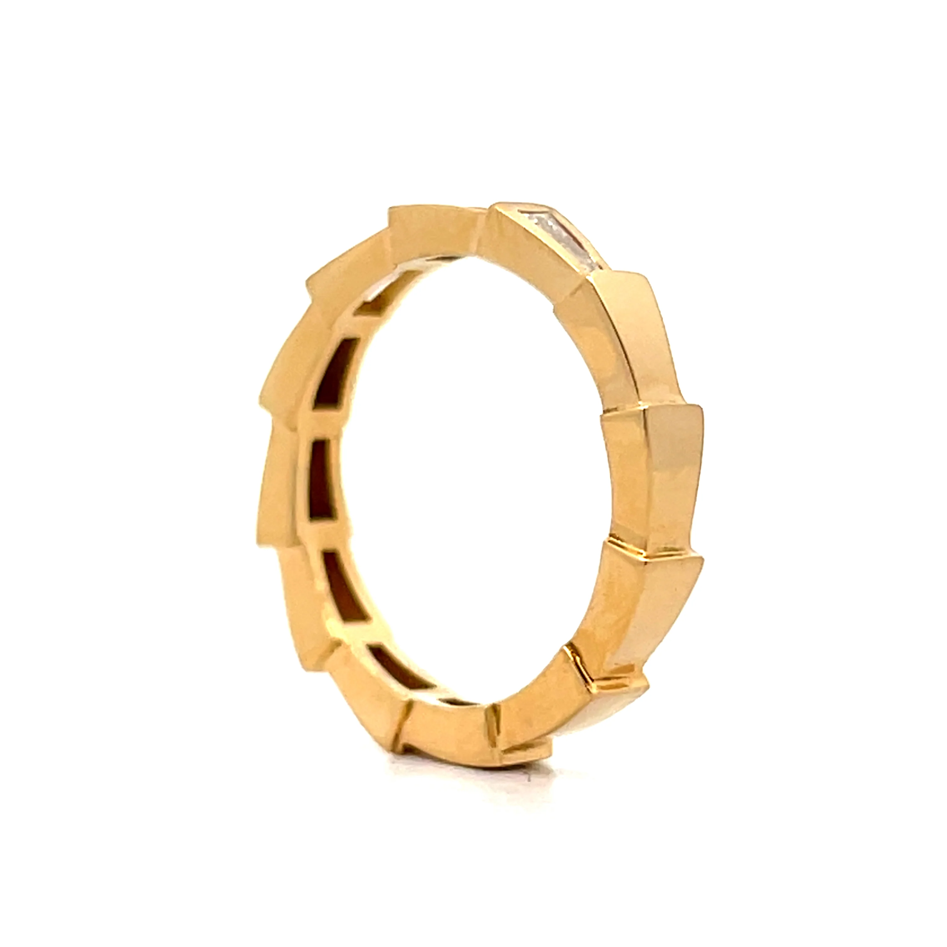.30 Tapered Baguette Diamond Band in 18k - Image 5