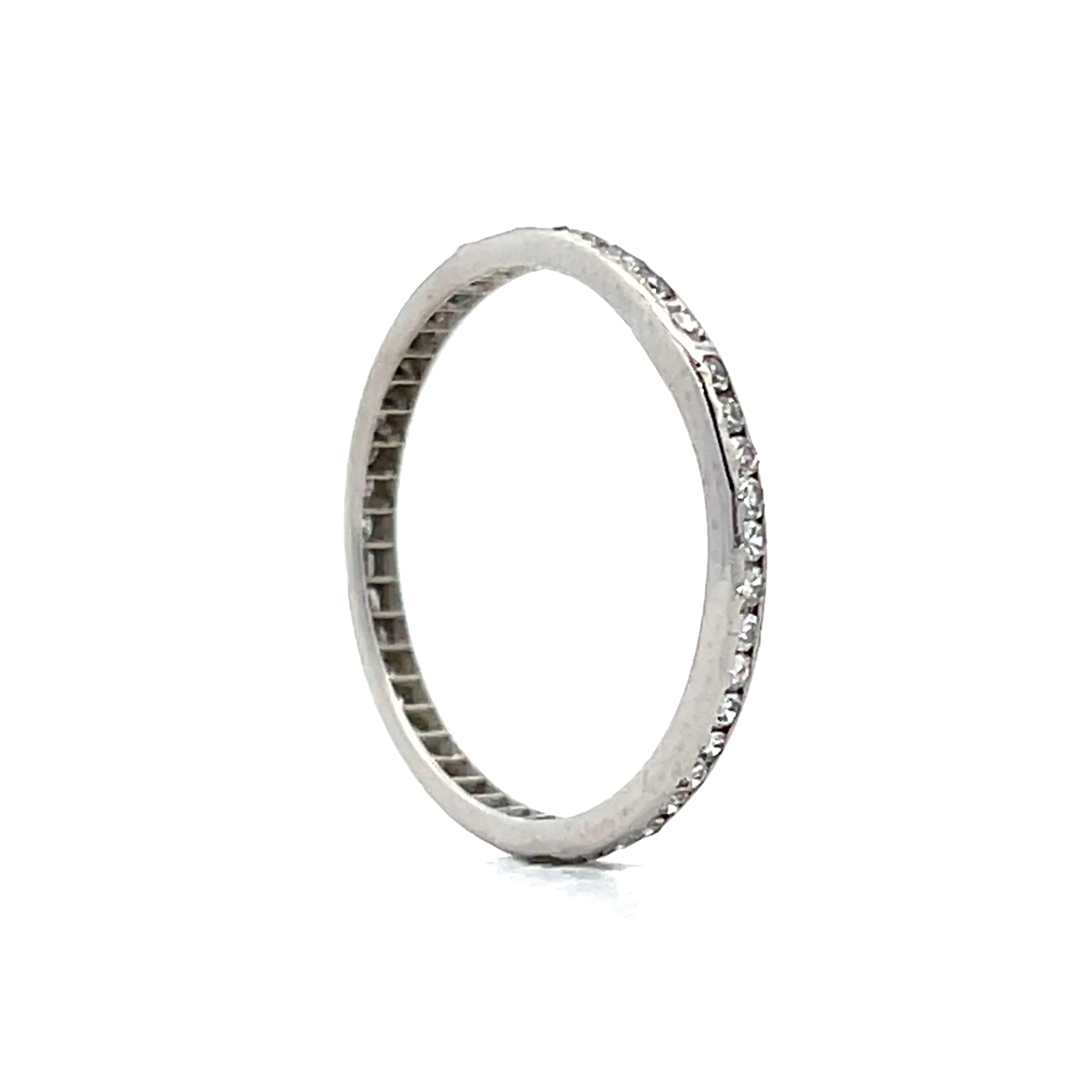.31 Vintage Art Deco Diamond Eternity Band in 14k - Image 5