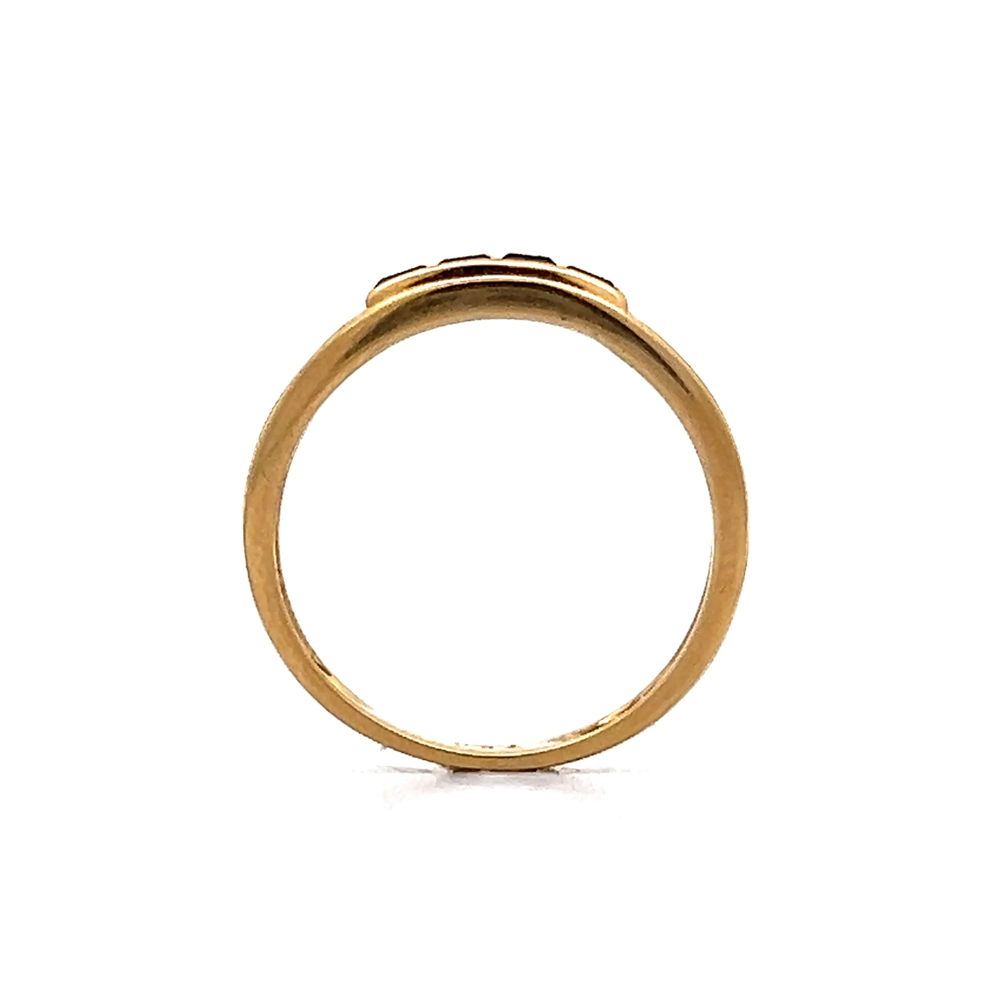.32 Square Cut Sapphires in 18k Yellow Gold - Image 4