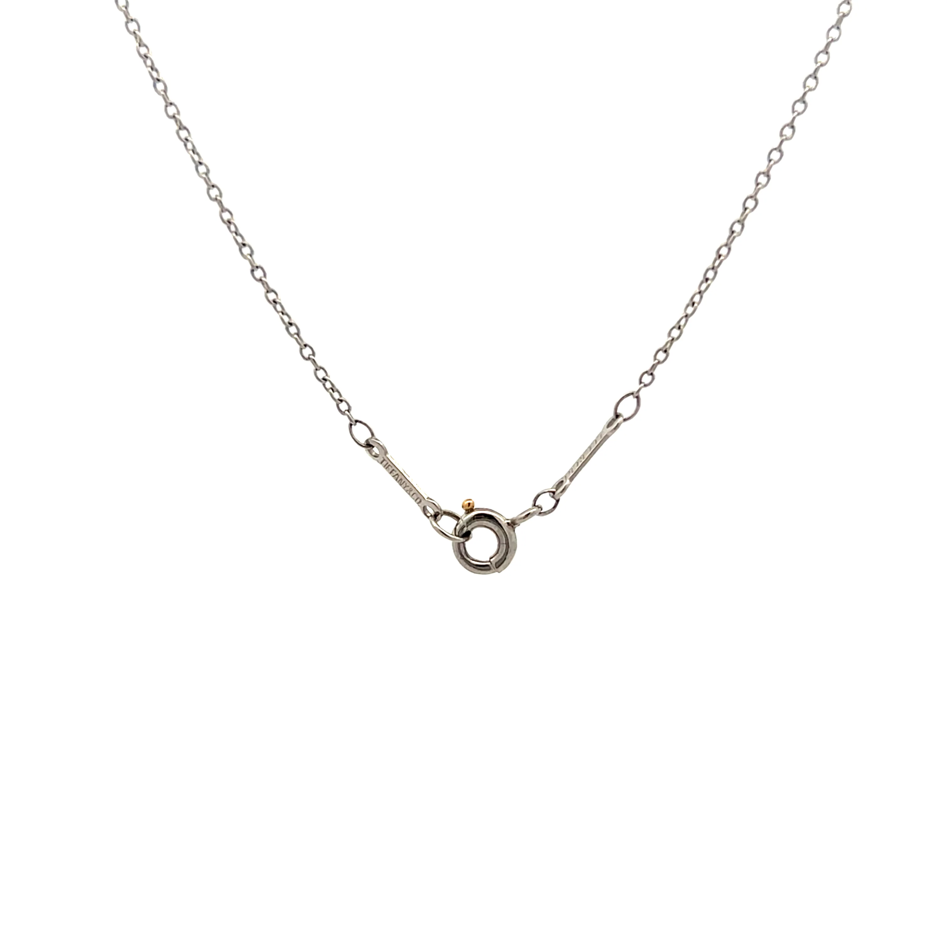 .32 Tiffany & Co. Solitaire Diamond Necklace in Platinum - Image 4