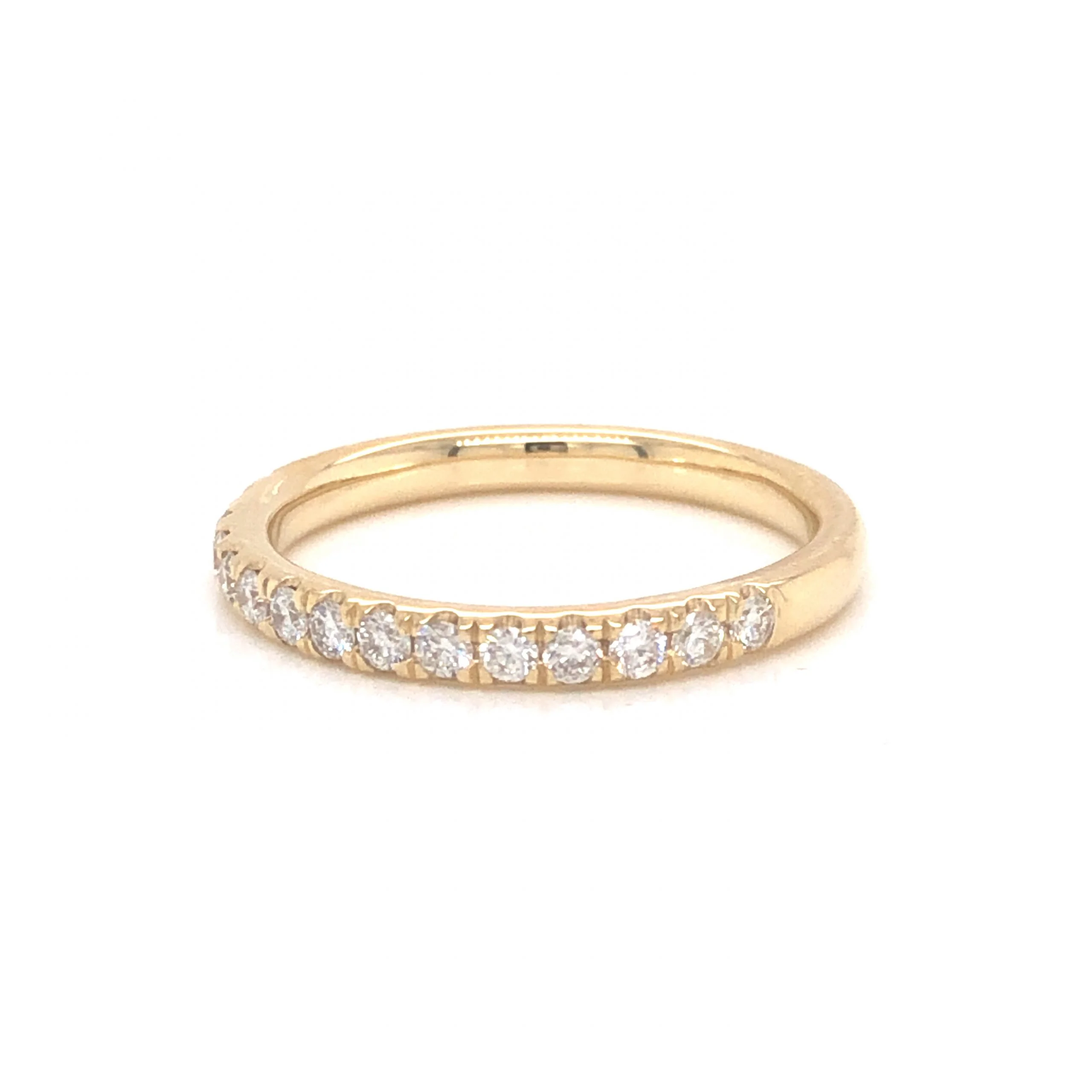 .33 Diamond Wedding Band in 14k Yellow Gold - Image 2