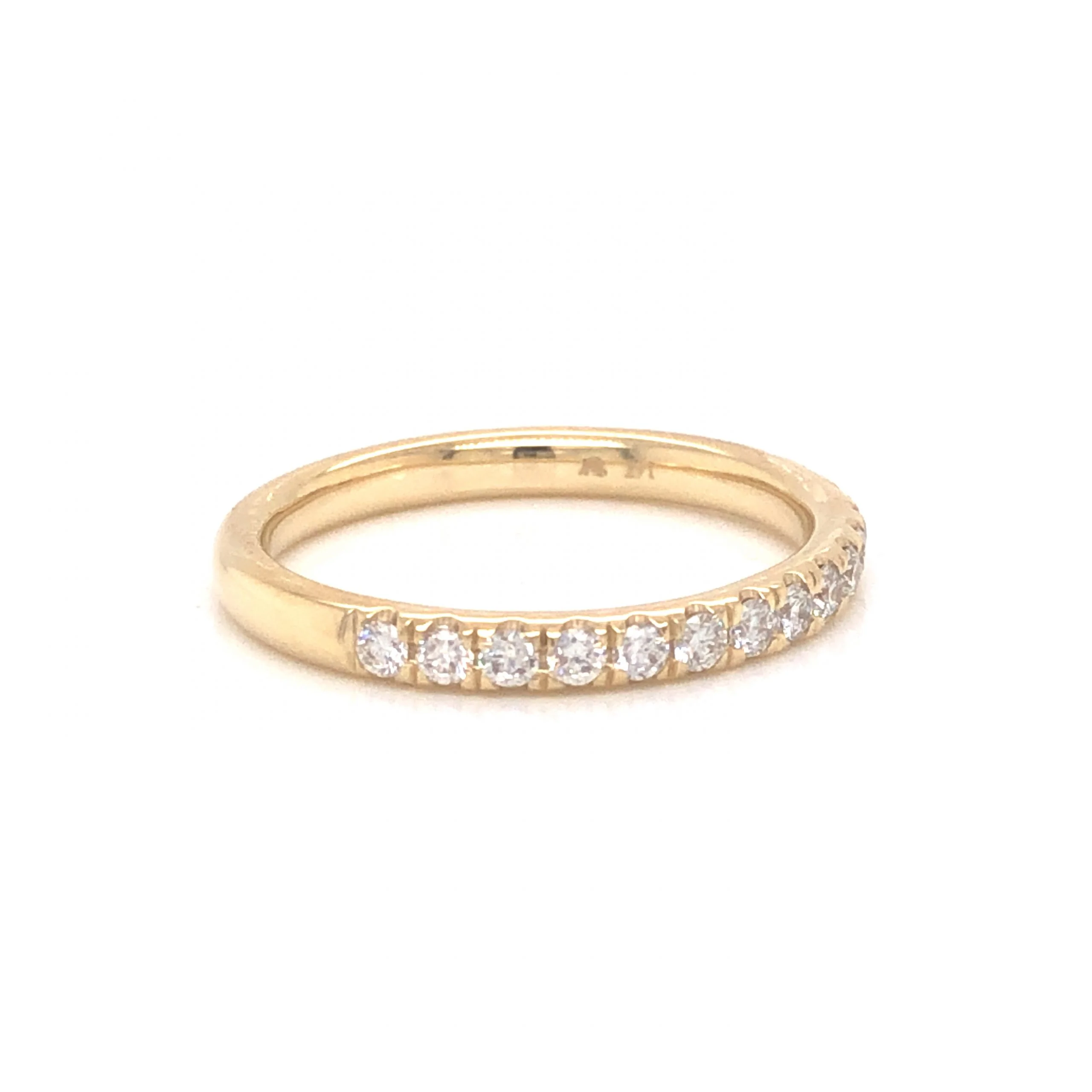 .33 Diamond Wedding Band in 14k Yellow Gold - Image 3