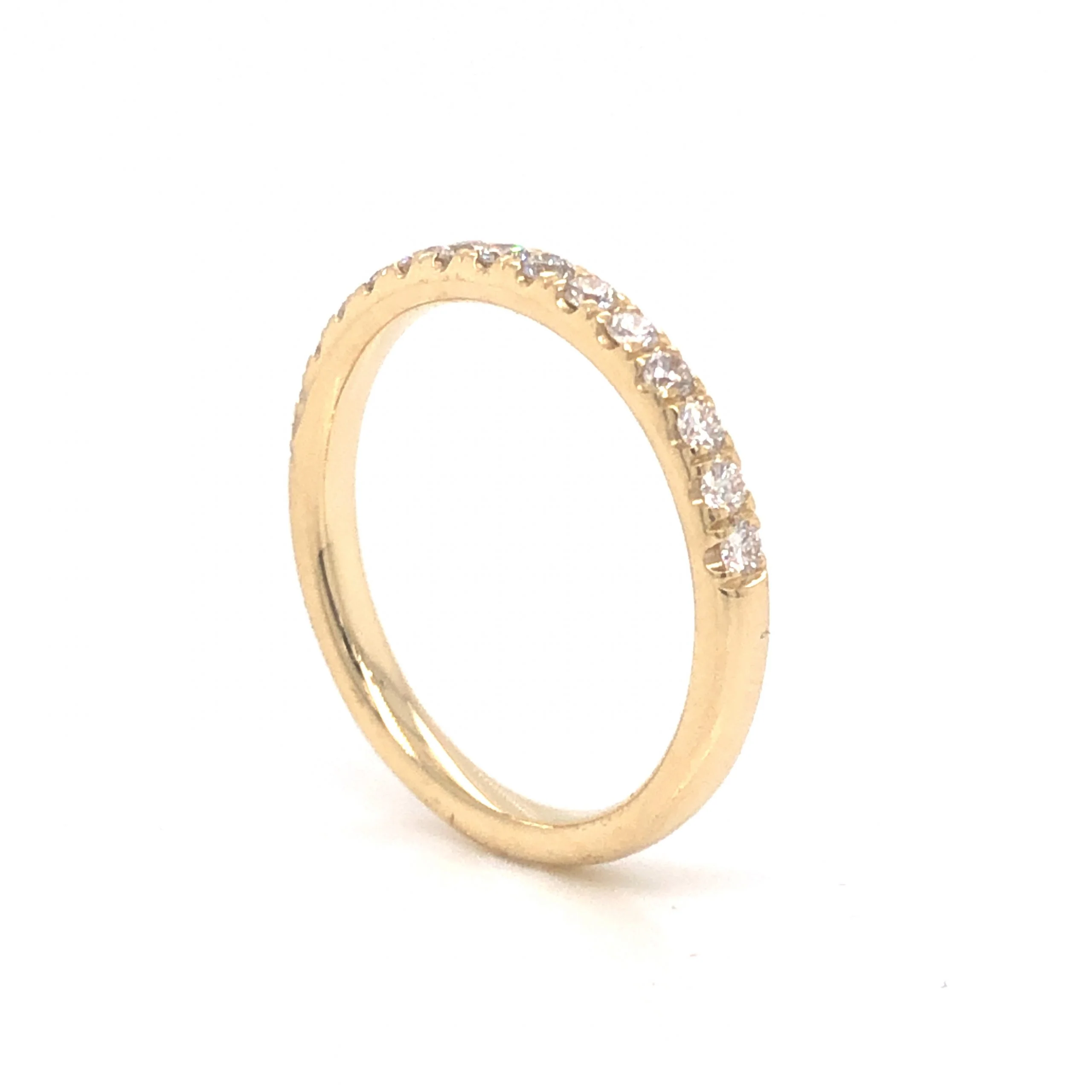 .33 Diamond Wedding Band in 14k Yellow Gold - Image 5