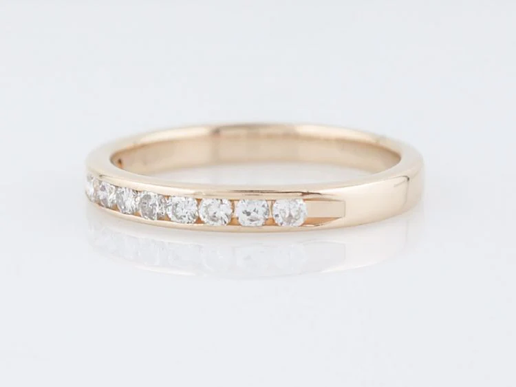 .33 Round Diamond Wedding Band in 14k Yellow Gold - Image 3