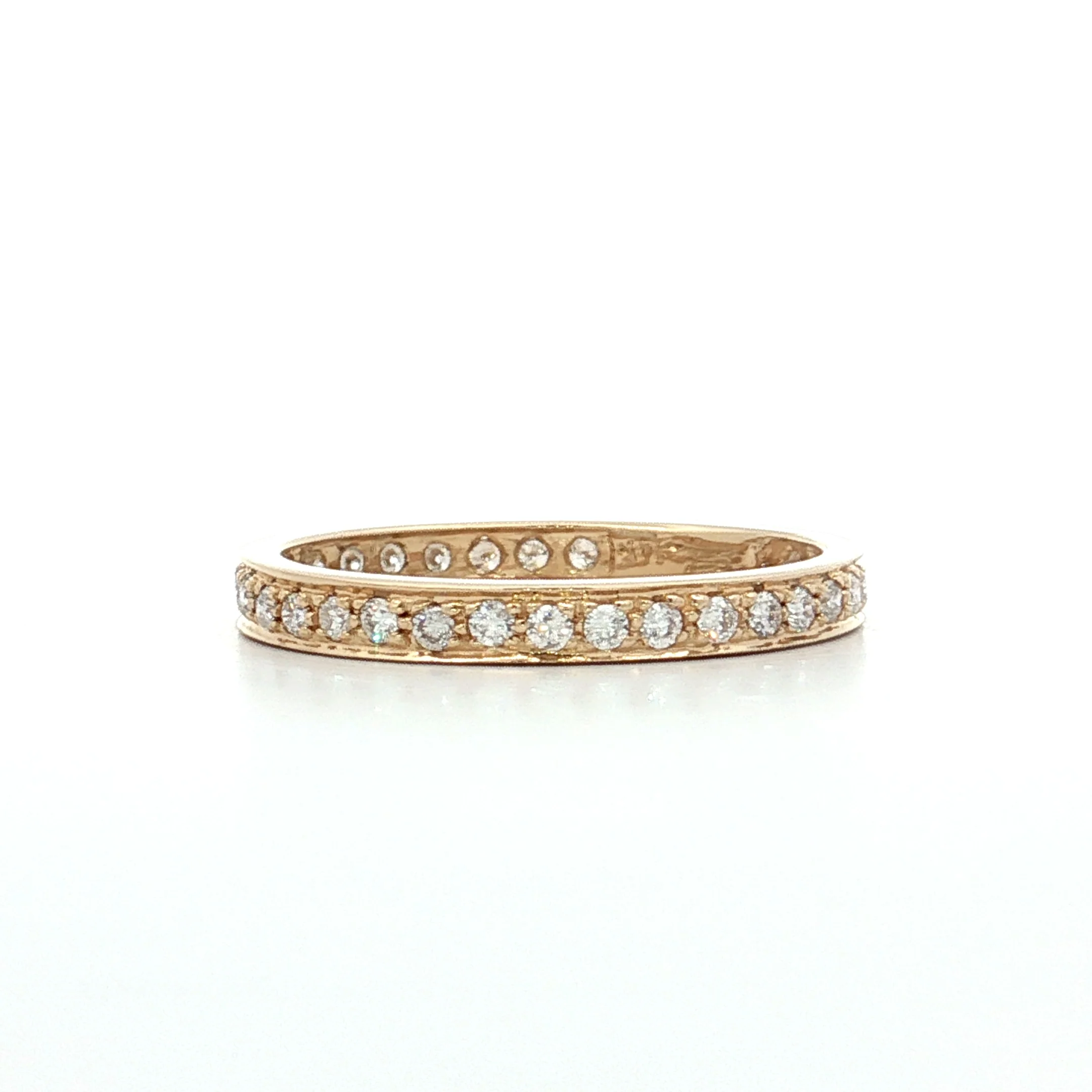 .34 Brilliant Diamond Eternity Band 14k Yellow Gold - Image 2