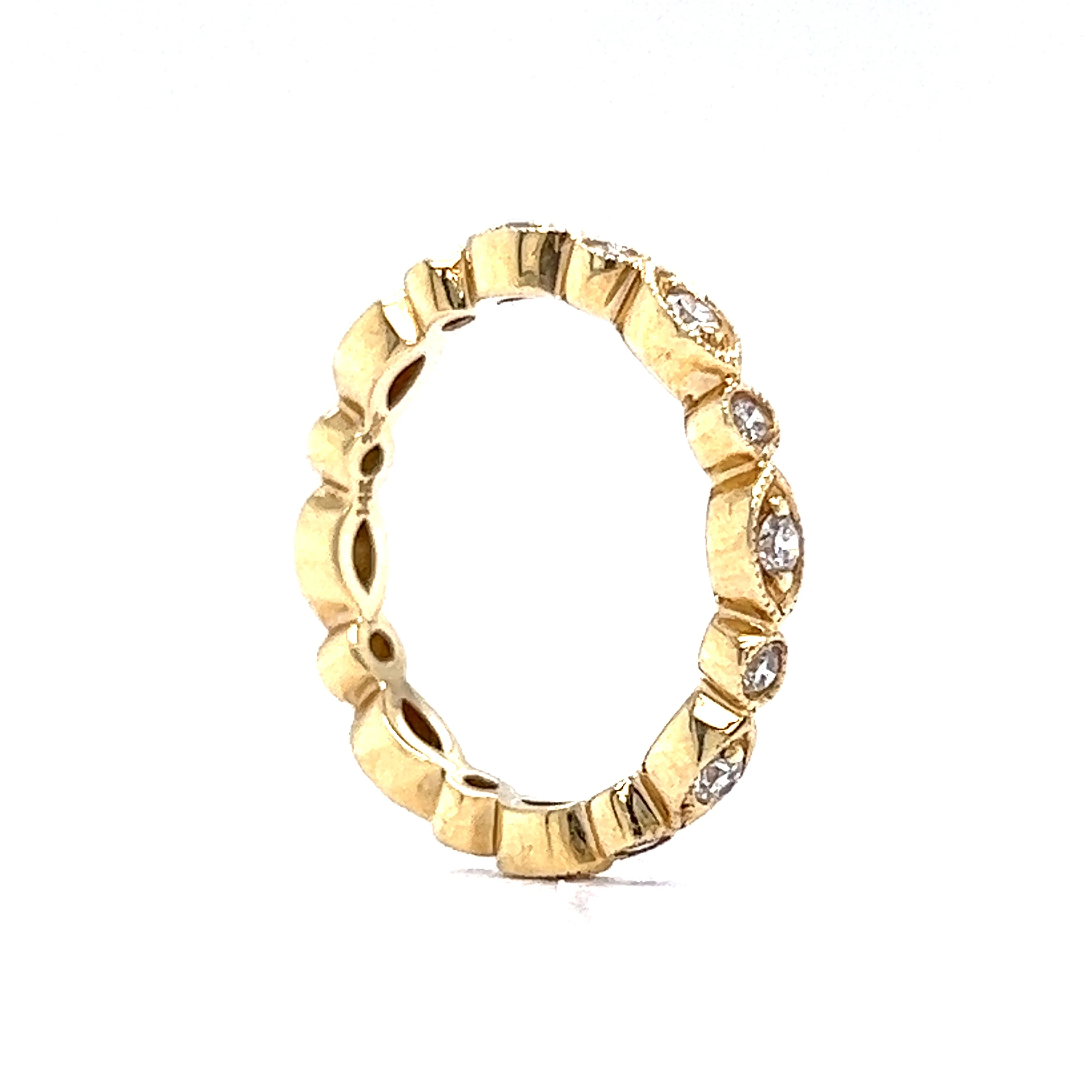 .34 Carat Diamond Eternity Band in 14k Yellow Gold - Image 5
