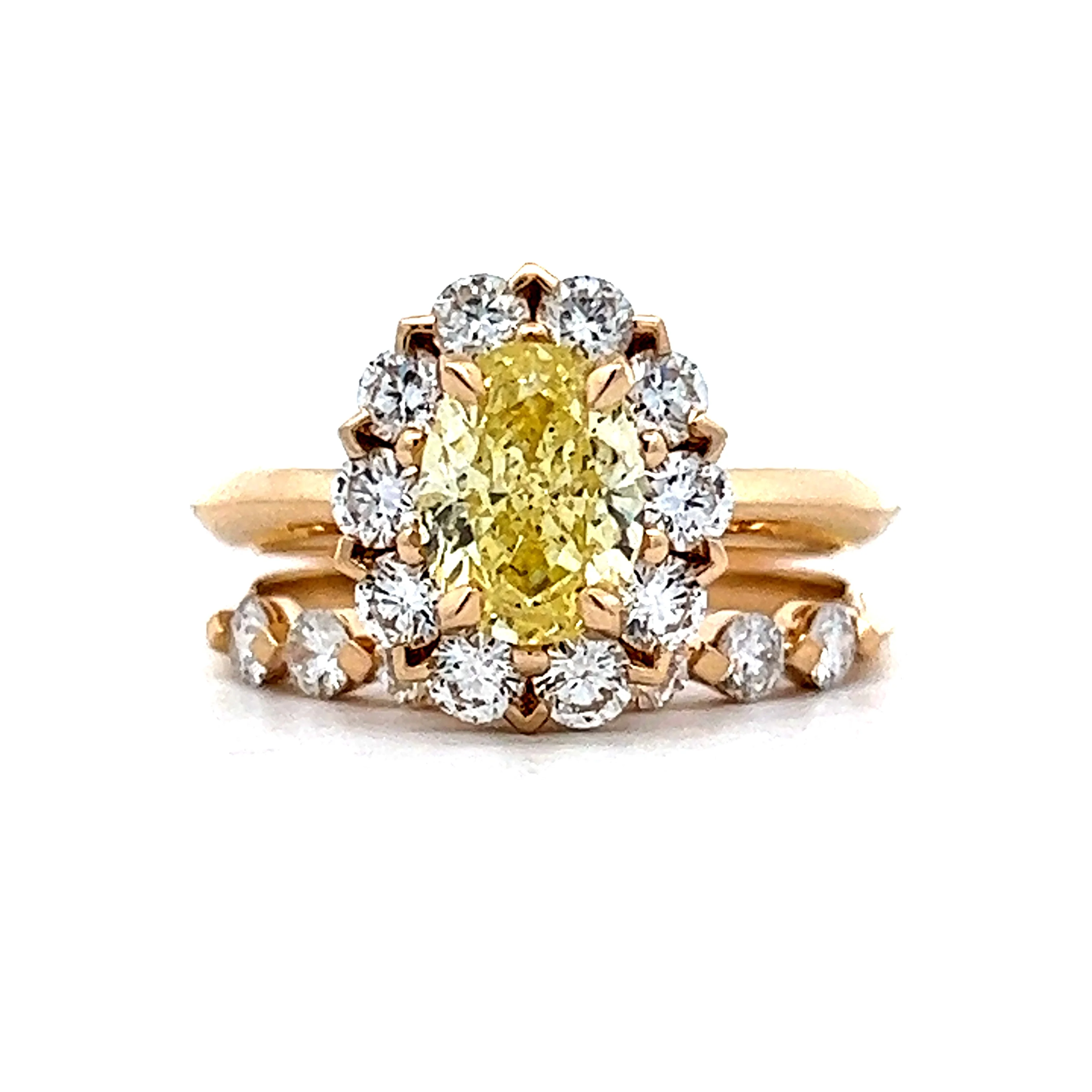 .35 Brilliant Diamond Wedding Band in 14k Yellow Gold - Image 6