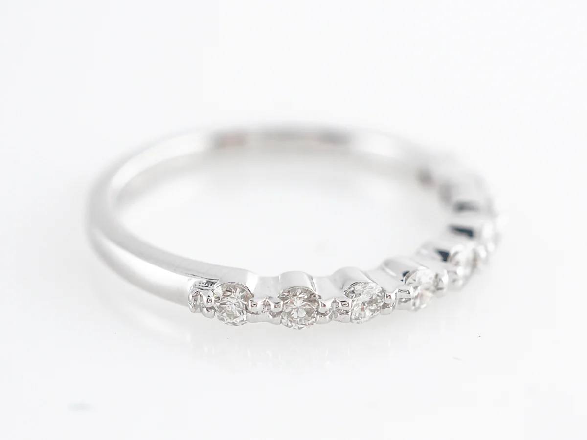 .36 Diamond Wedding Band in 14k White Gold - Image 3