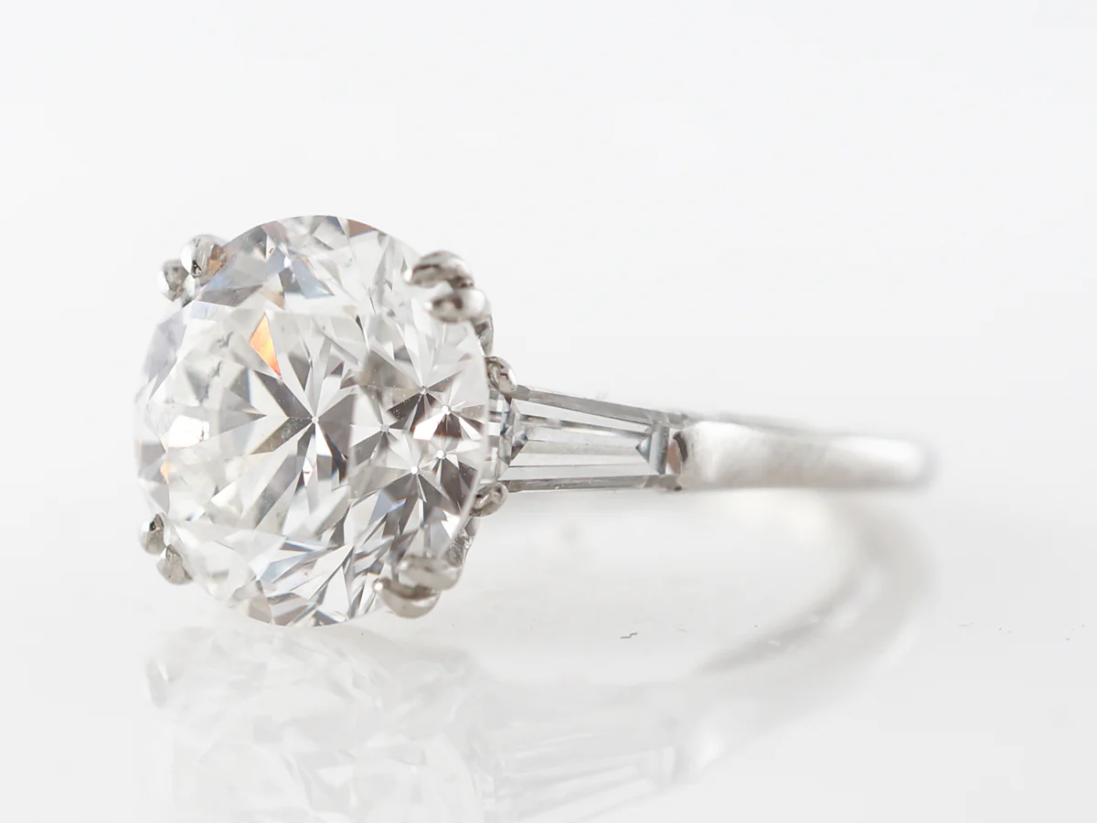 4.44 Carat Diamond Engagement Ring in Platinum - Image 2