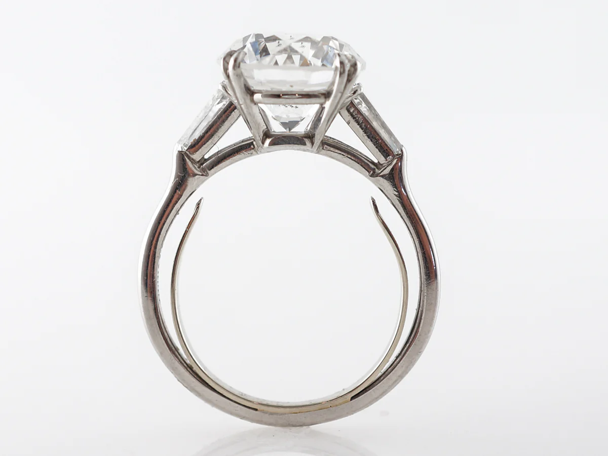 4.44 Carat Diamond Engagement Ring in Platinum - Image 4