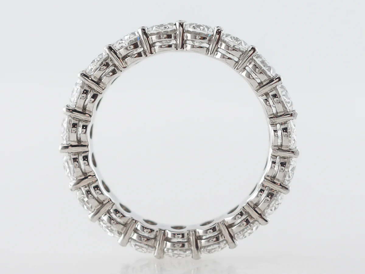 4 Carat Diamond Eternity Band in White Gold - Image 2