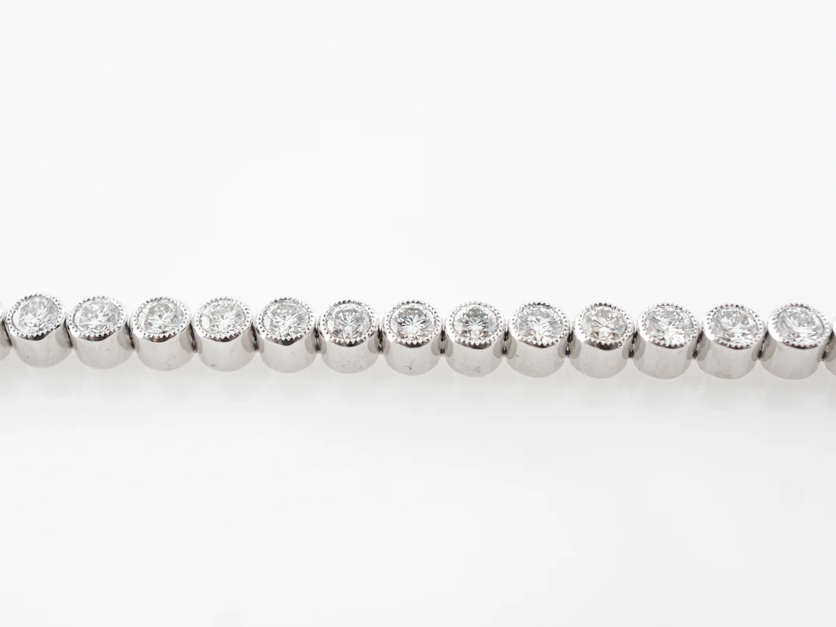 4 Carat Diamond Tennis Bracelet in Platinum - Image 3