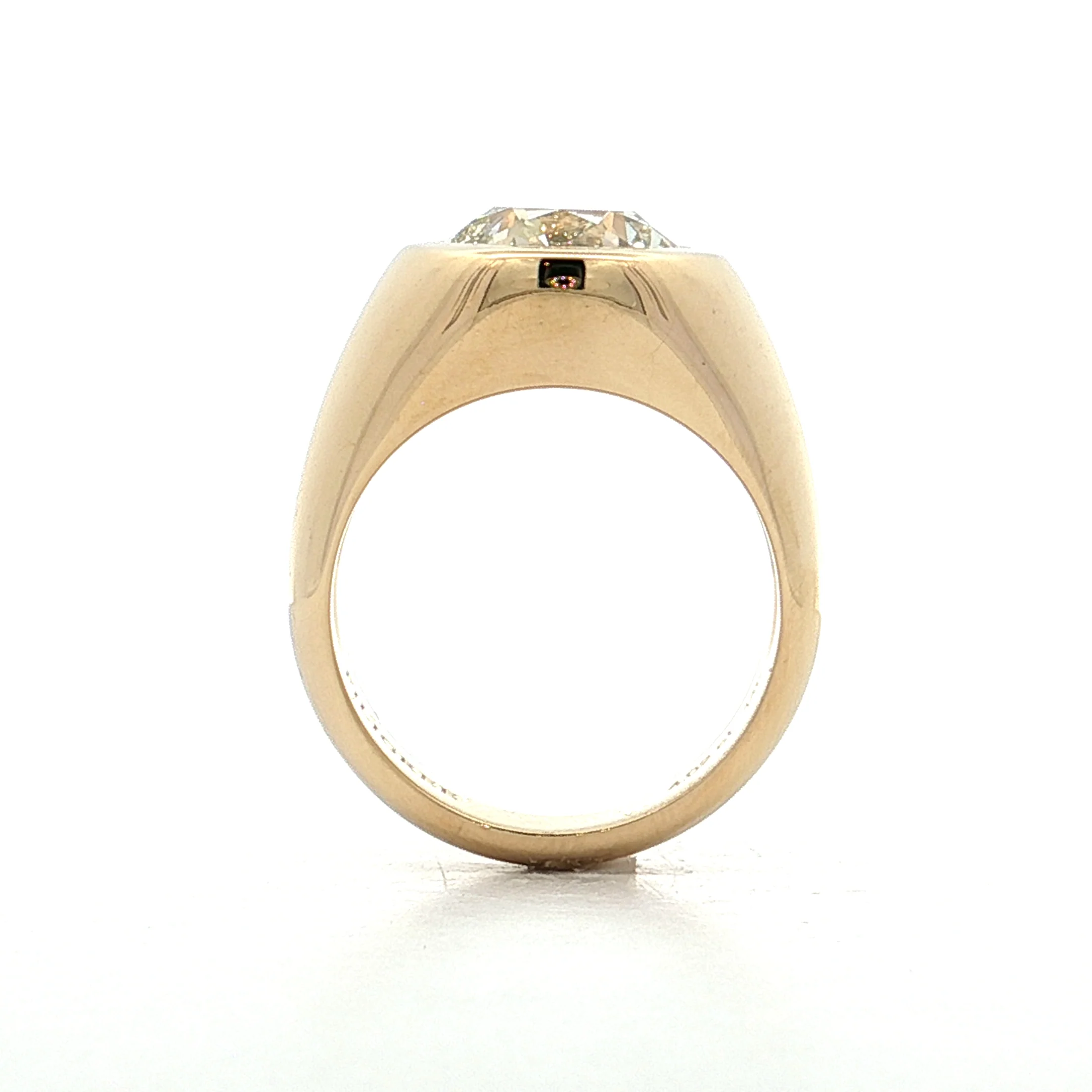 4 Carat GIA Transitional Cut Diamond Engagement Ring 14k - Image 4