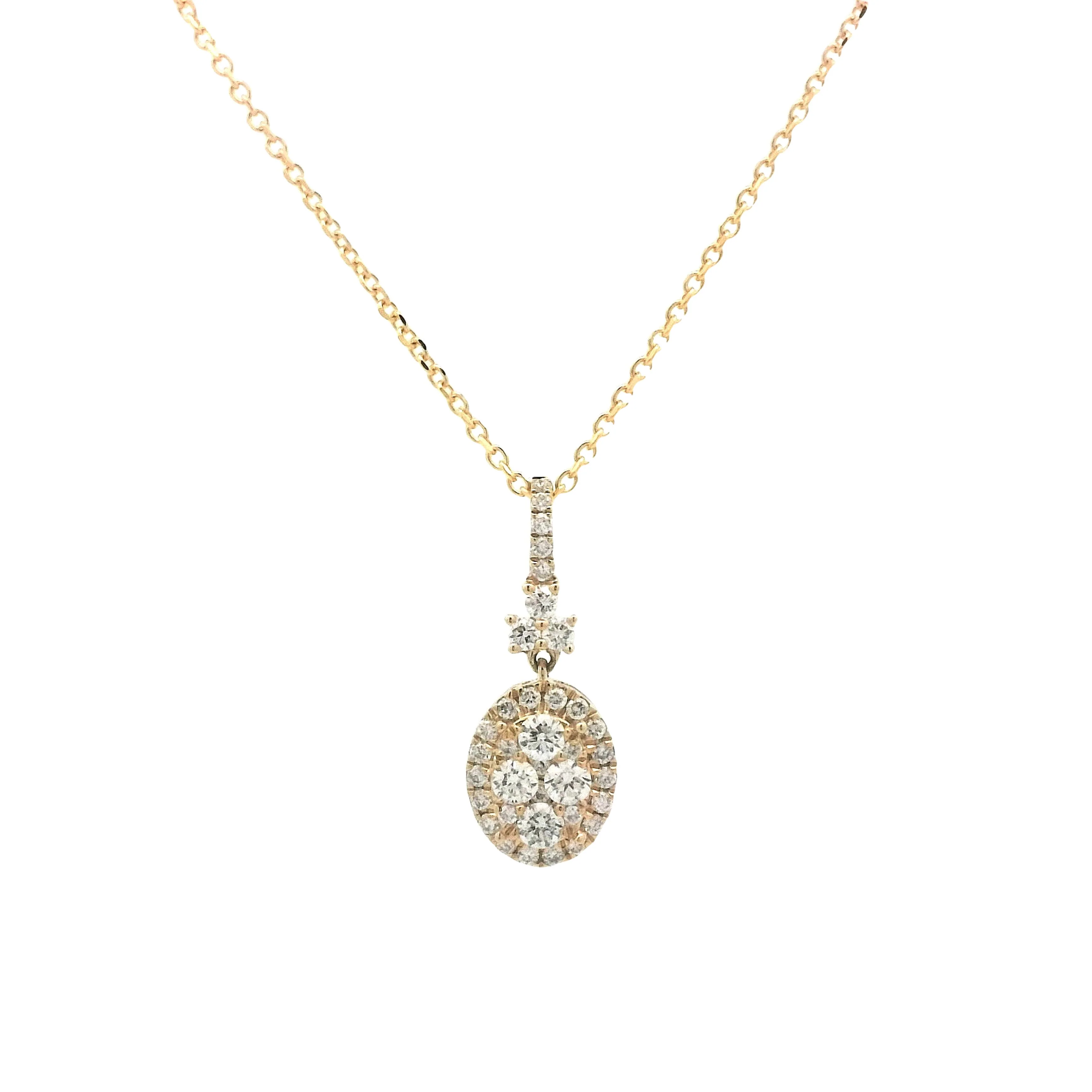 .40 Diamond Pendant Necklace in 14k Yellow Gold - Image 2