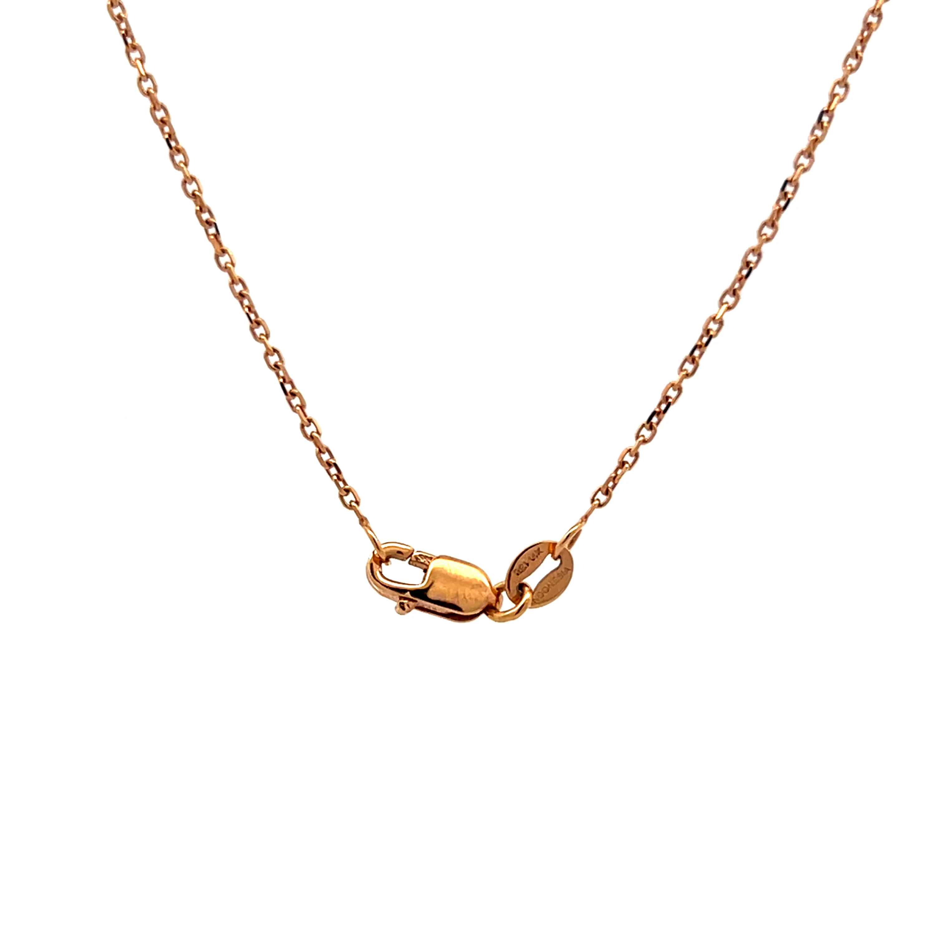 .41 Diamond Bezel Solitaire Pendant Necklace in 14k - Image 4