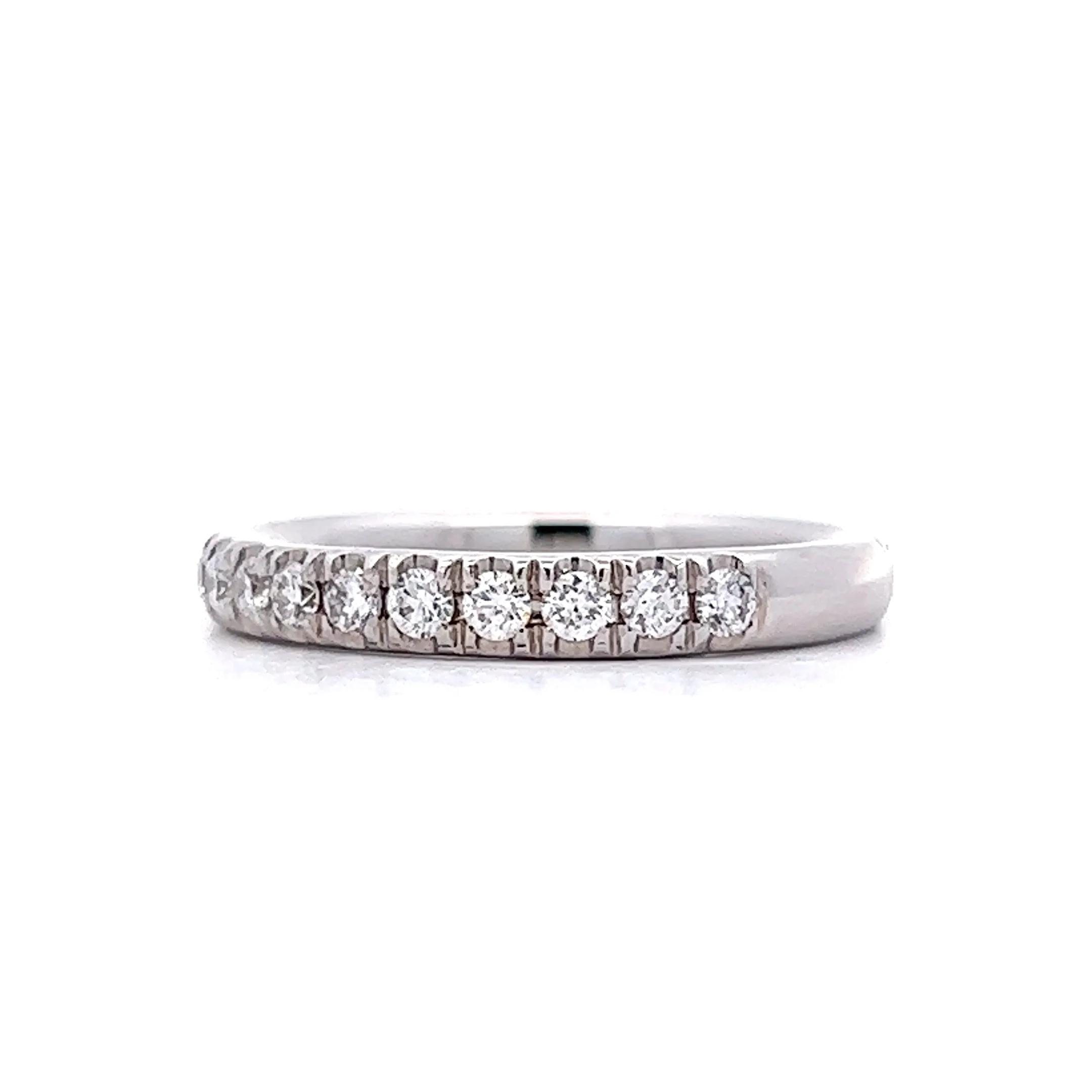 .41 Diamond Half-Eternity Band in 14k White Gold - Image 2