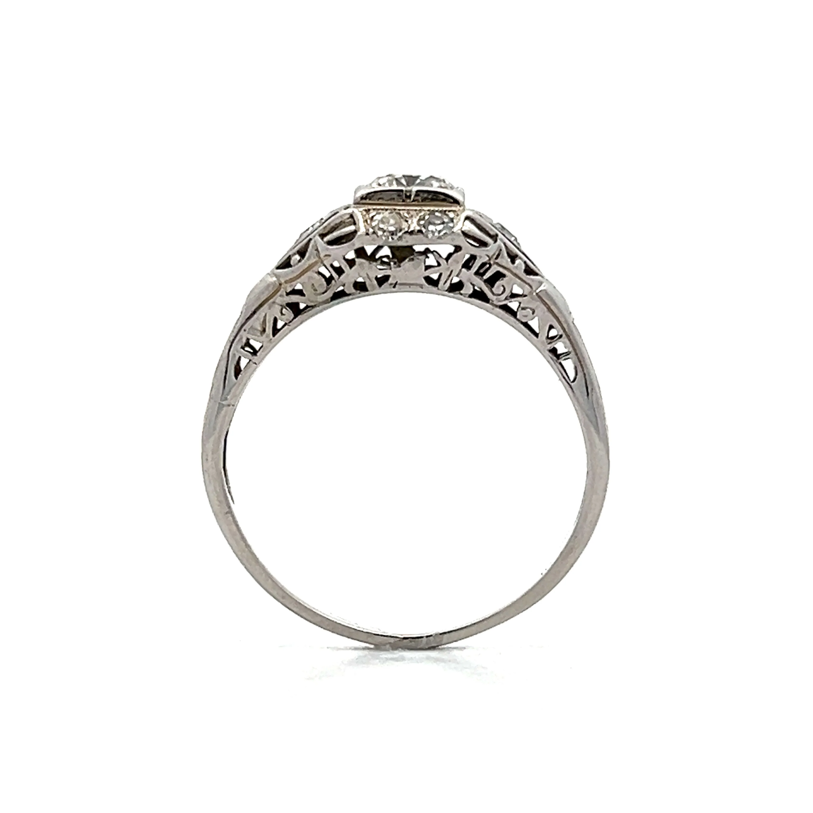 .41 Old European Cut Diamond Engagement Ring in 18k - Image 4