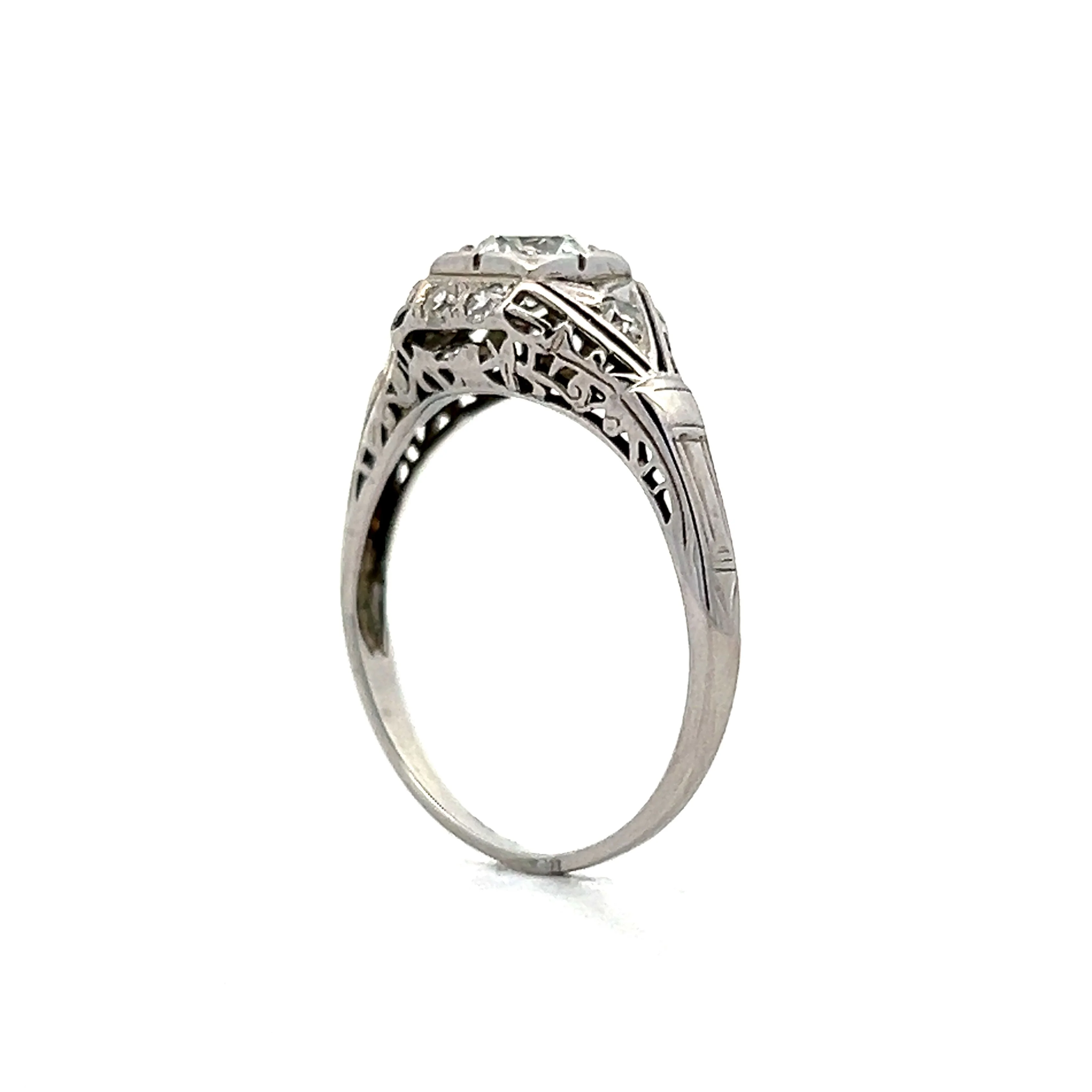 .41 Old European Cut Diamond Engagement Ring in 18k - Image 5